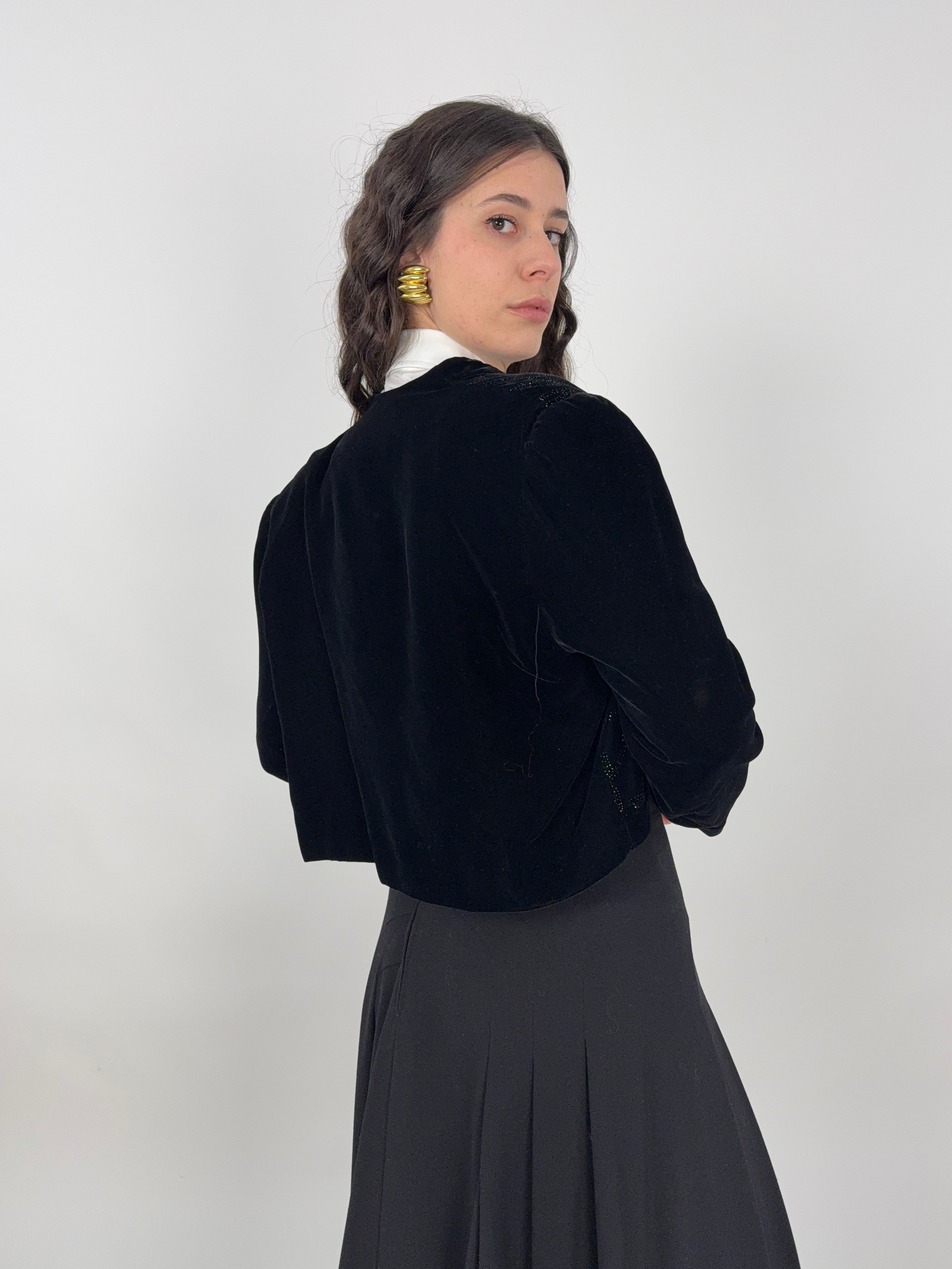 Giacca Bolero in velluto