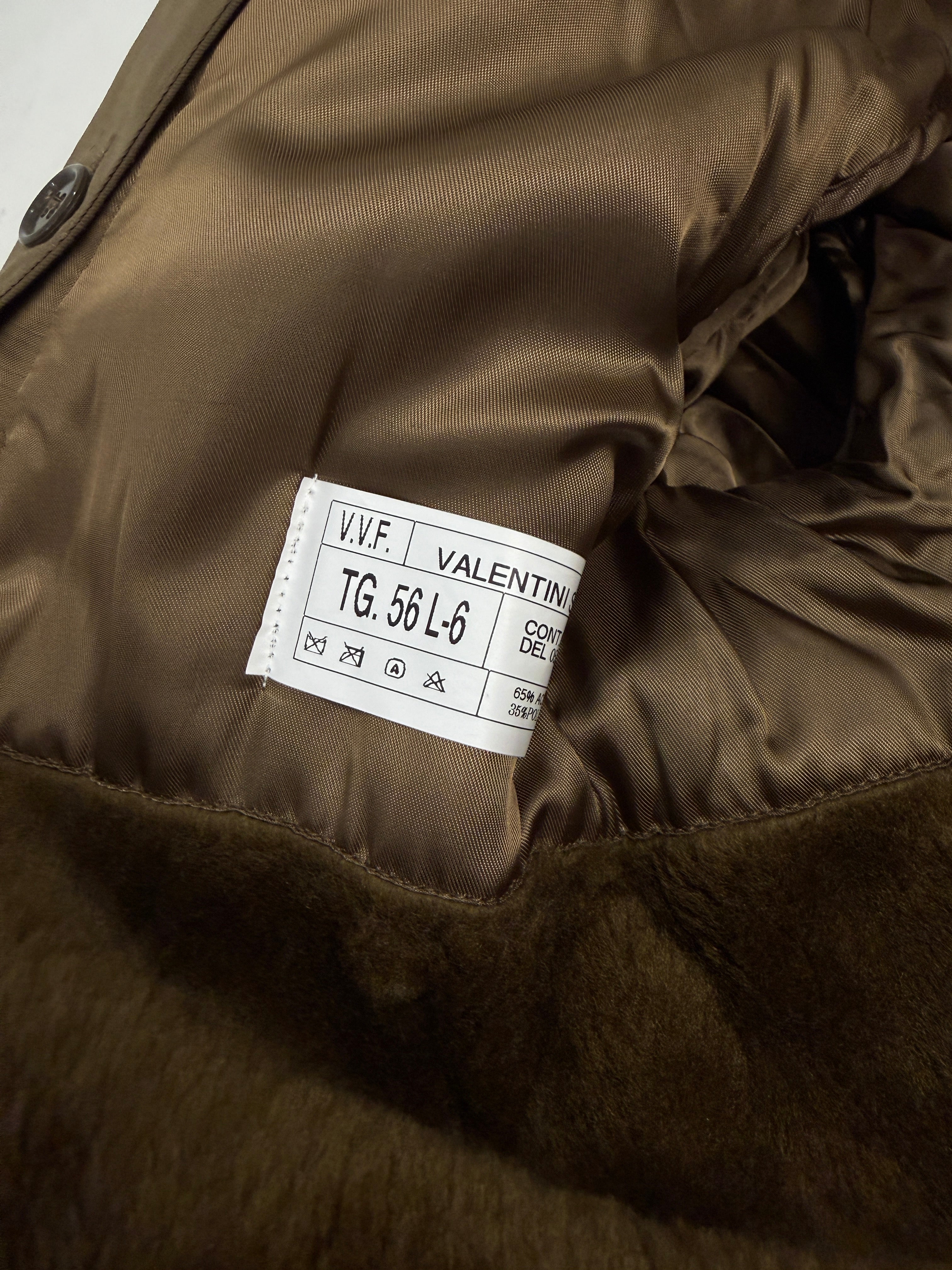 Trench Militare V.V.F. Valentini - dettaglio etichetta originale V.V.F. Valentini TG. 56 L-6