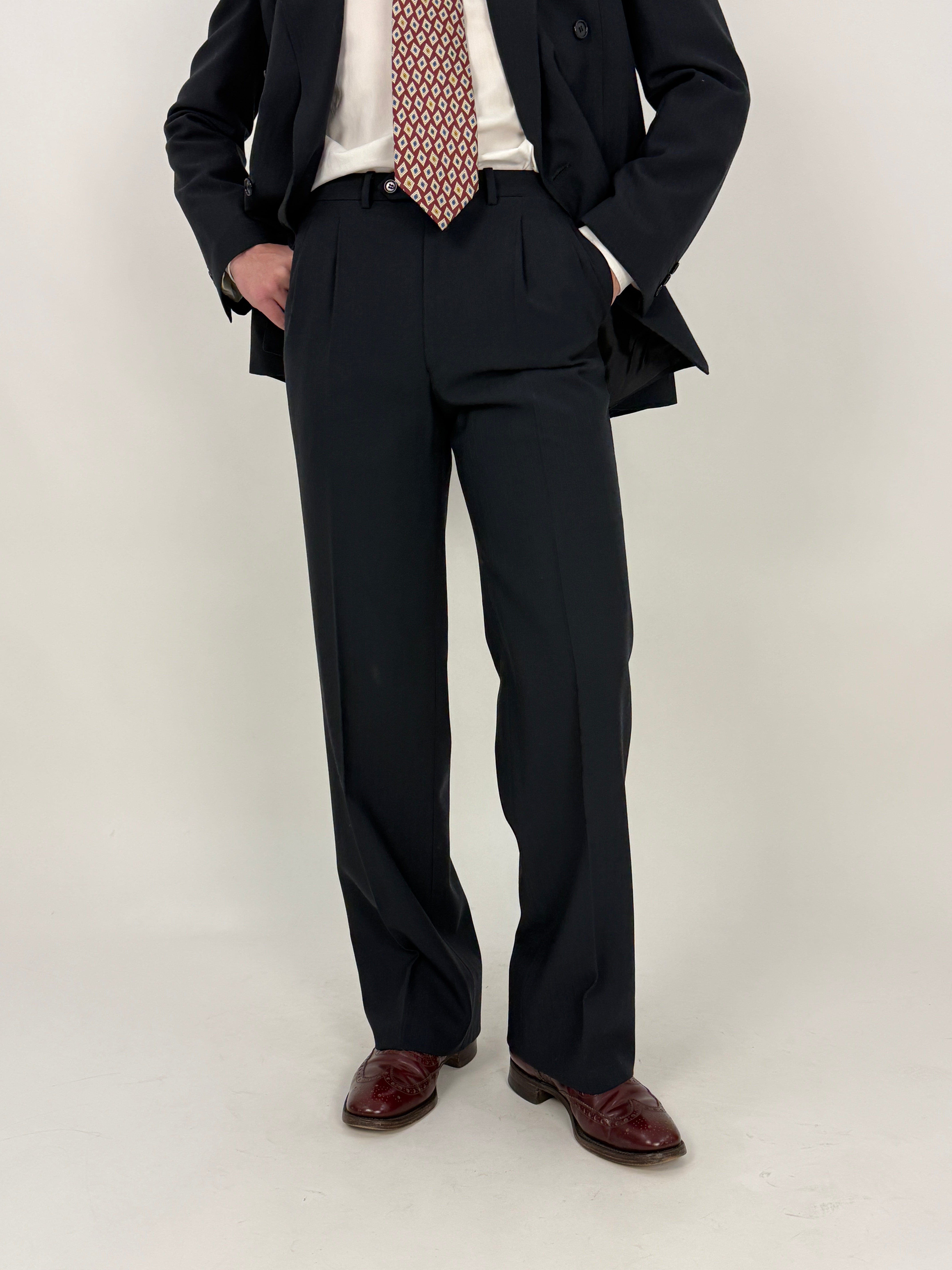 Completo Corneliani in lana gessata