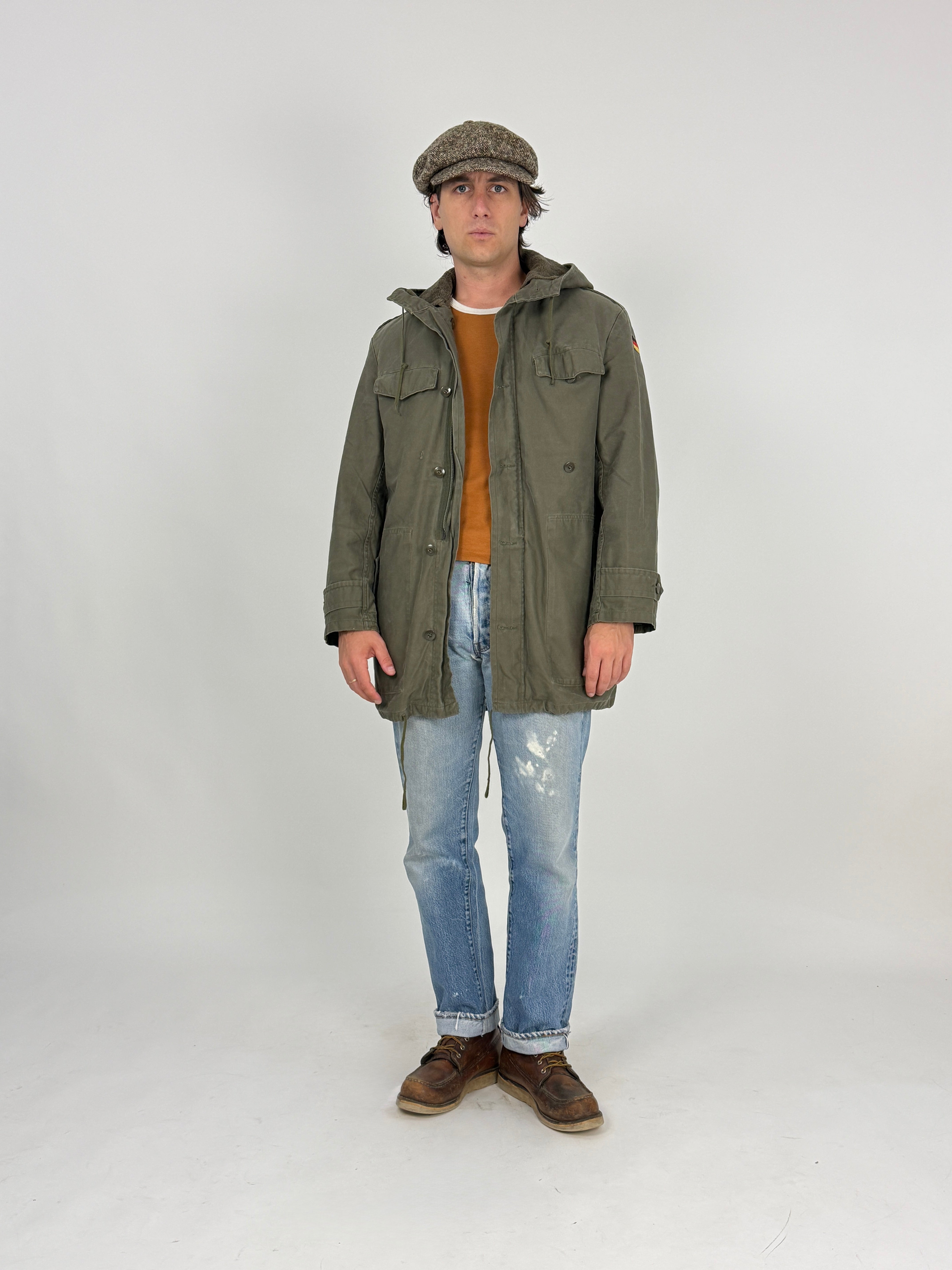 Parka Militare Bundeswehr 1986 Verde Oliva Fodera Rimovibile - Taglia M