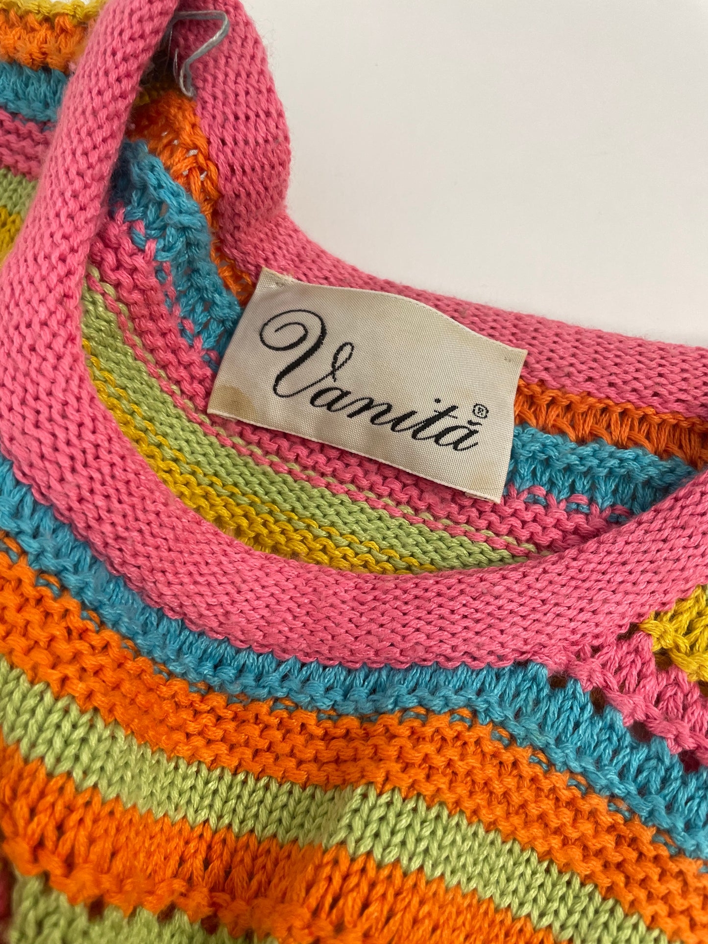 Maglione multicolor in cotone