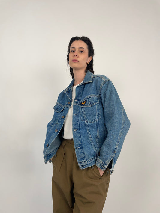 Avirex U.S.A. denim trucker jacket