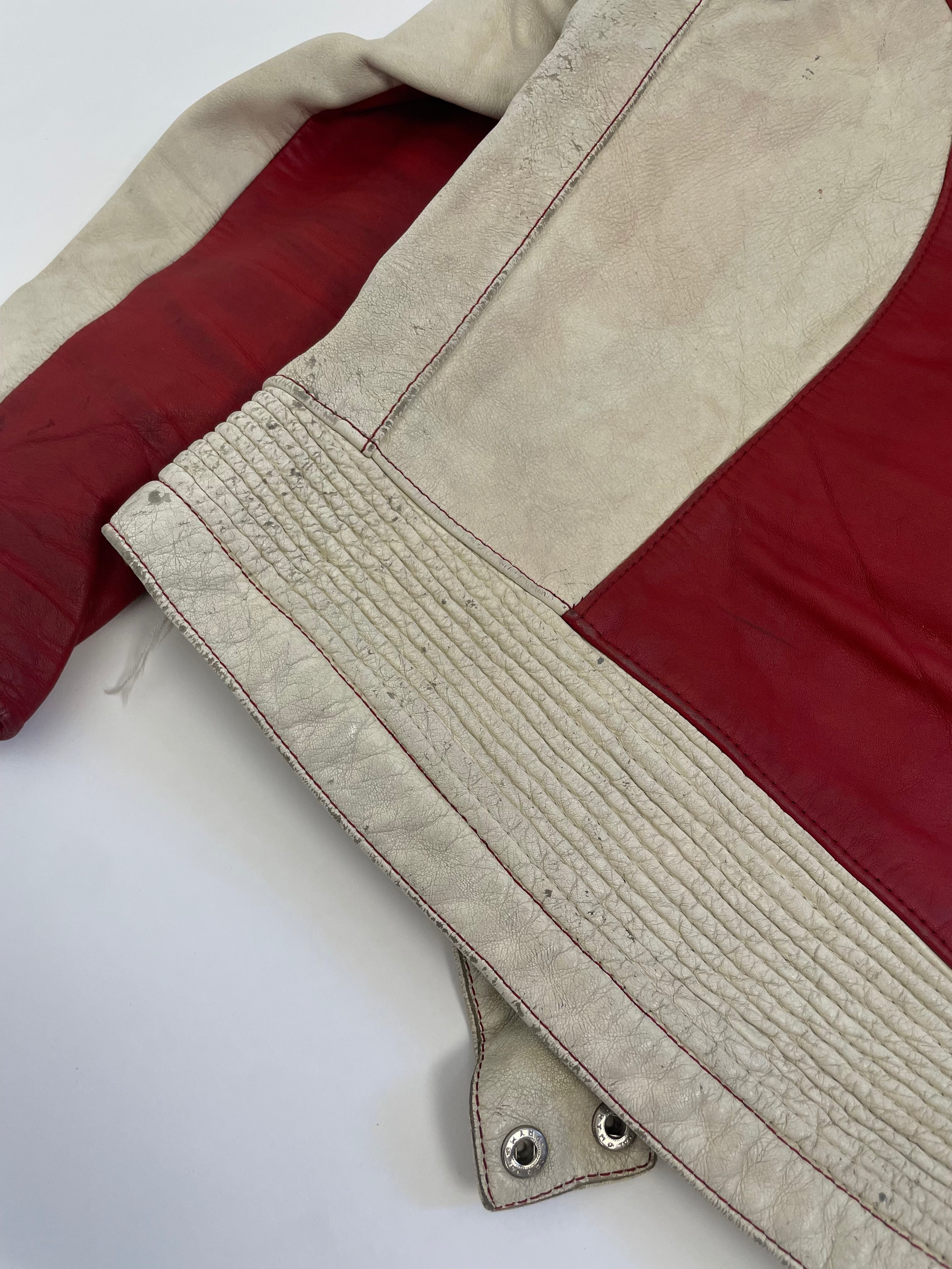 HARRO Leather biker jacket anni '70