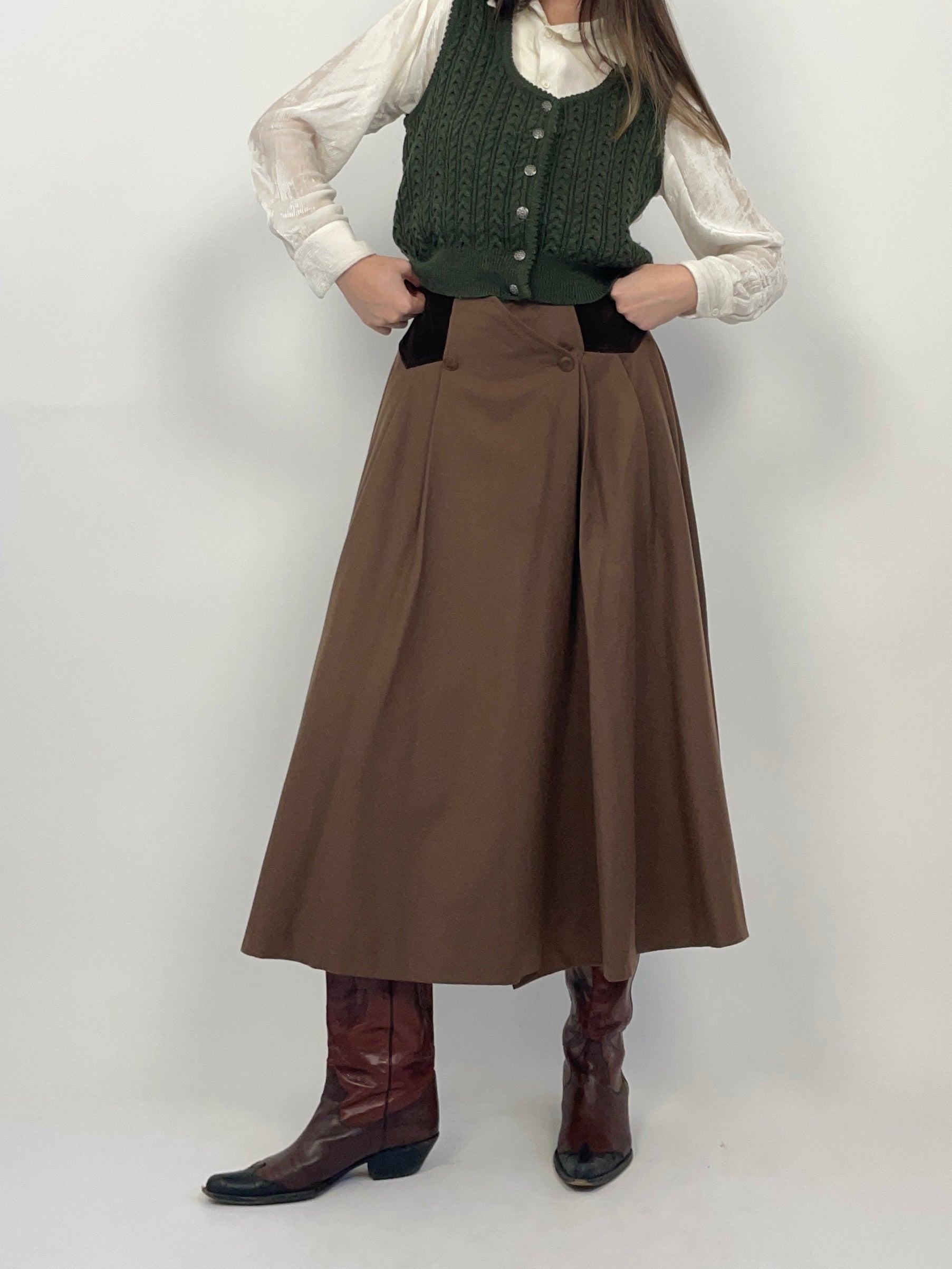 gonna-lunga-in-lana-marrone-anni-70