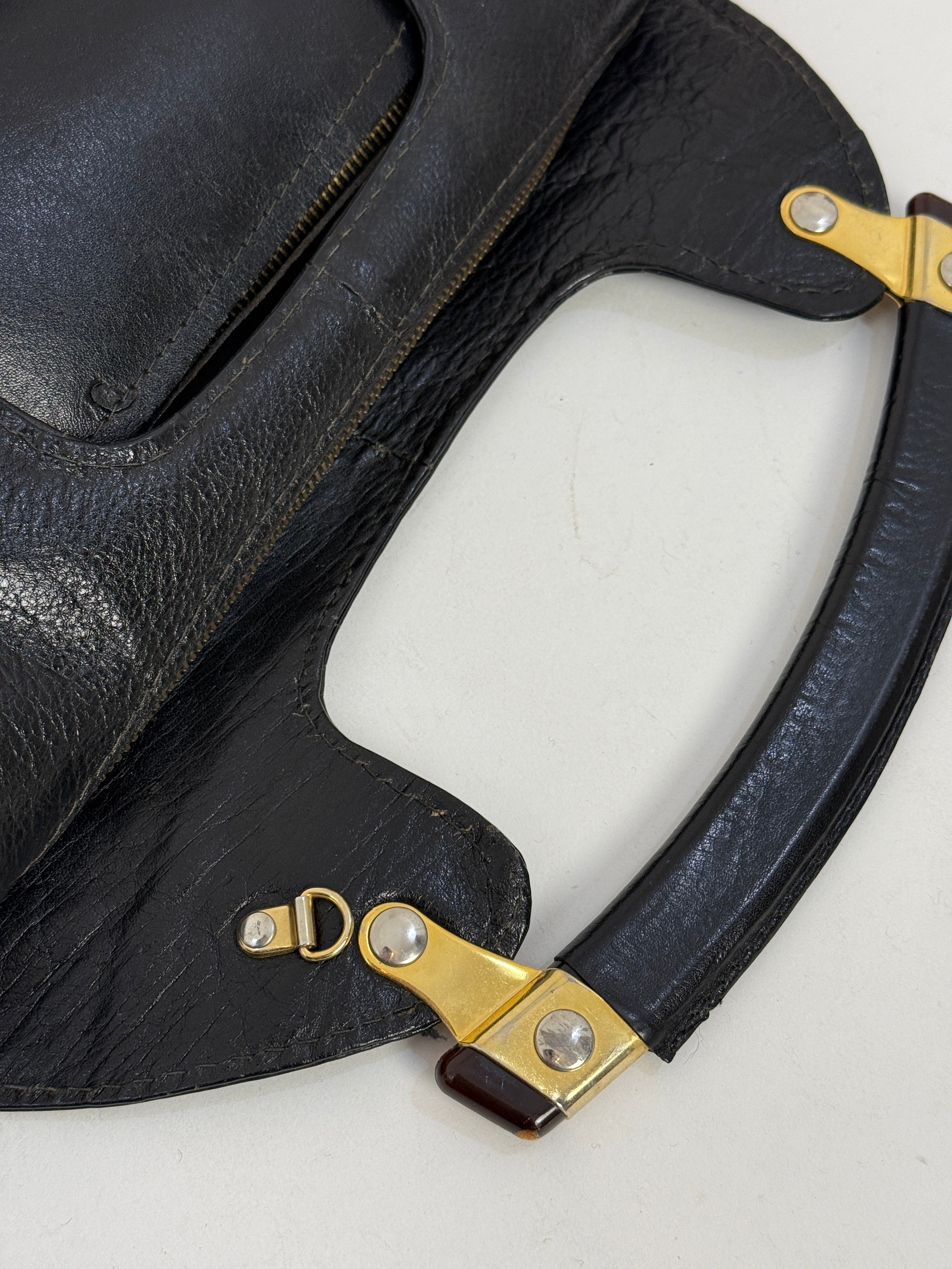 Borsa Alexander in vera pelle anni '70