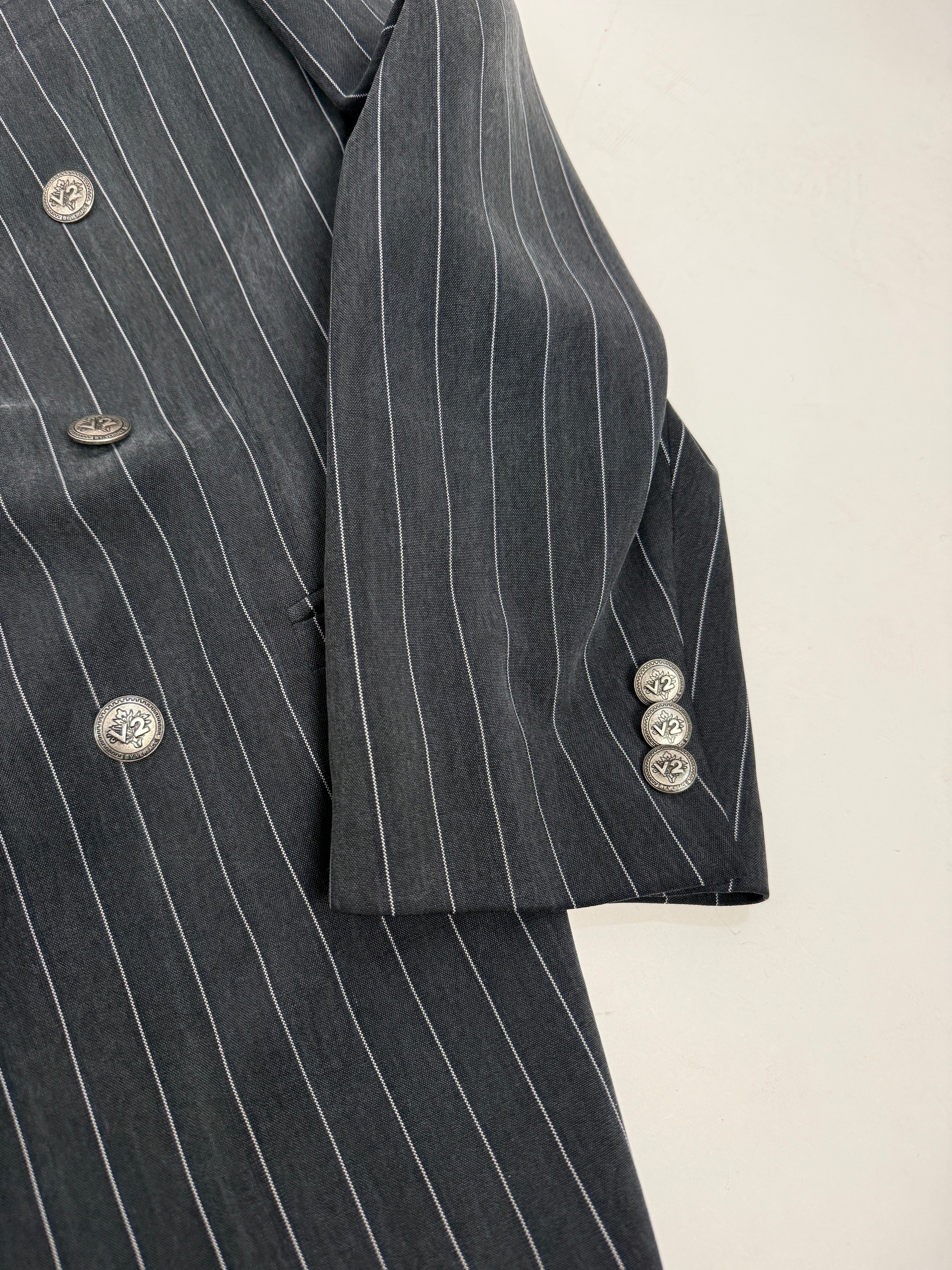 Completo gessato V2 Gianni Versace vintage