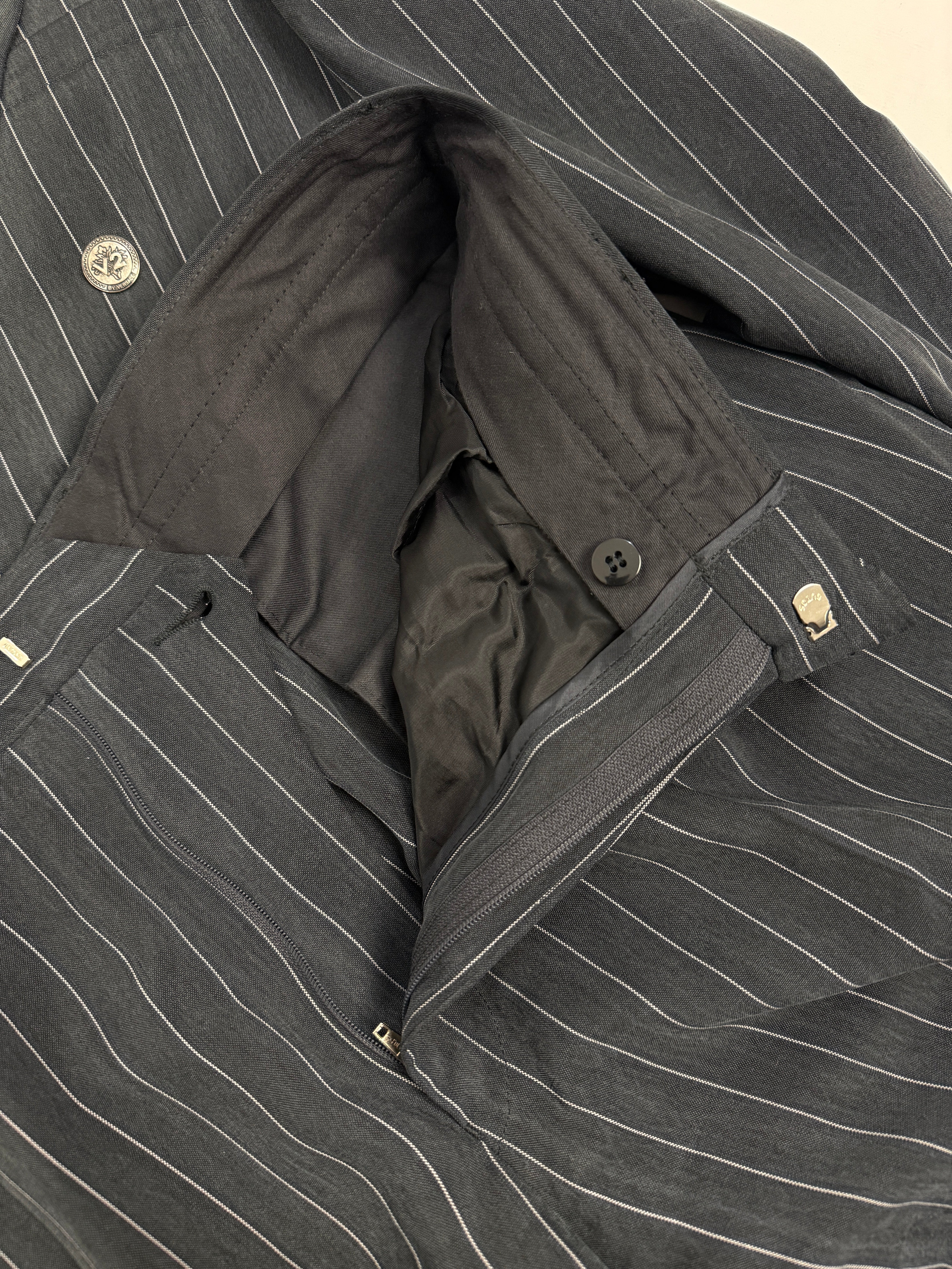 Completo gessato V2 Gianni Versace vintage