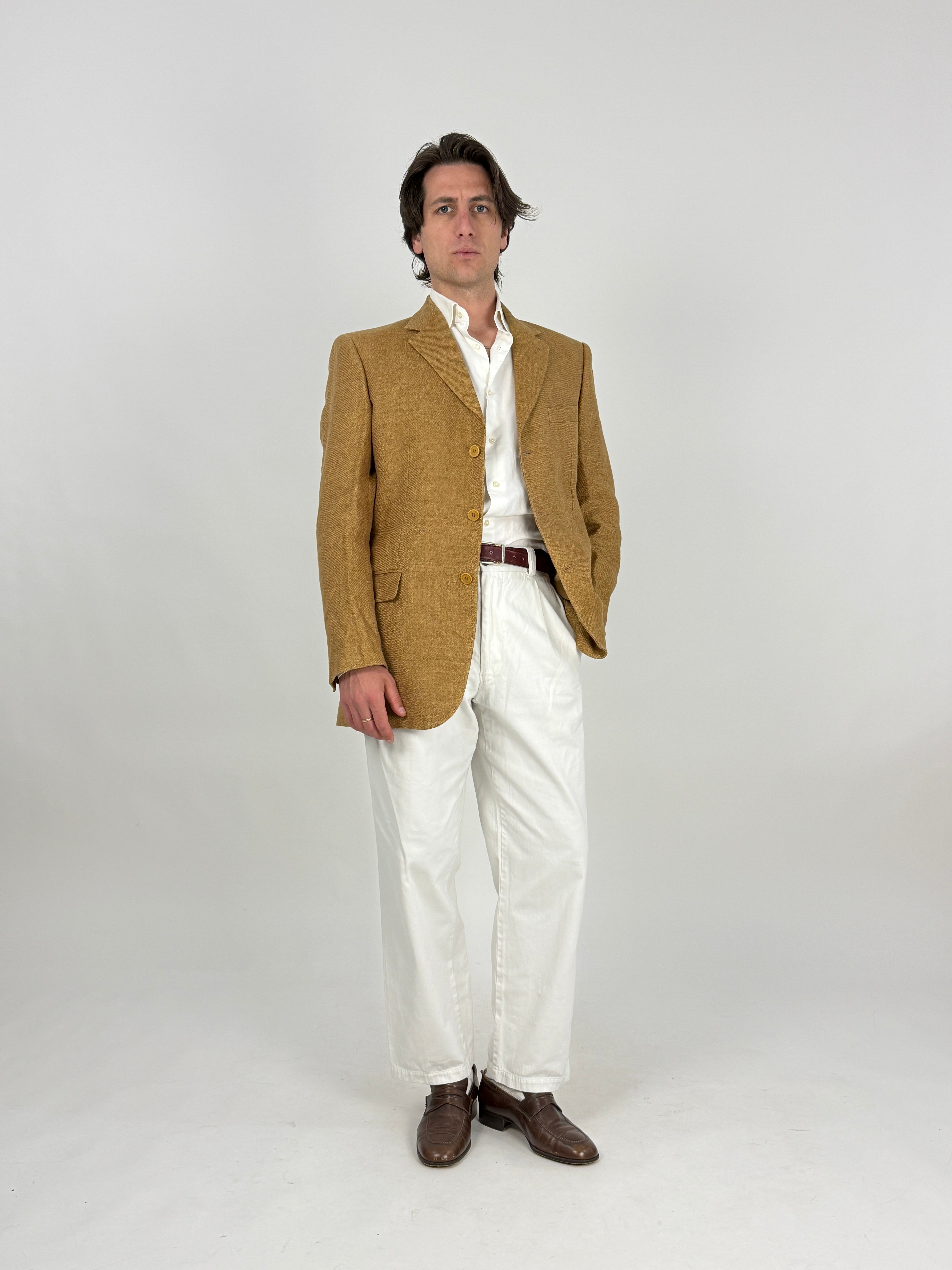 Giacca sartoriale in lino