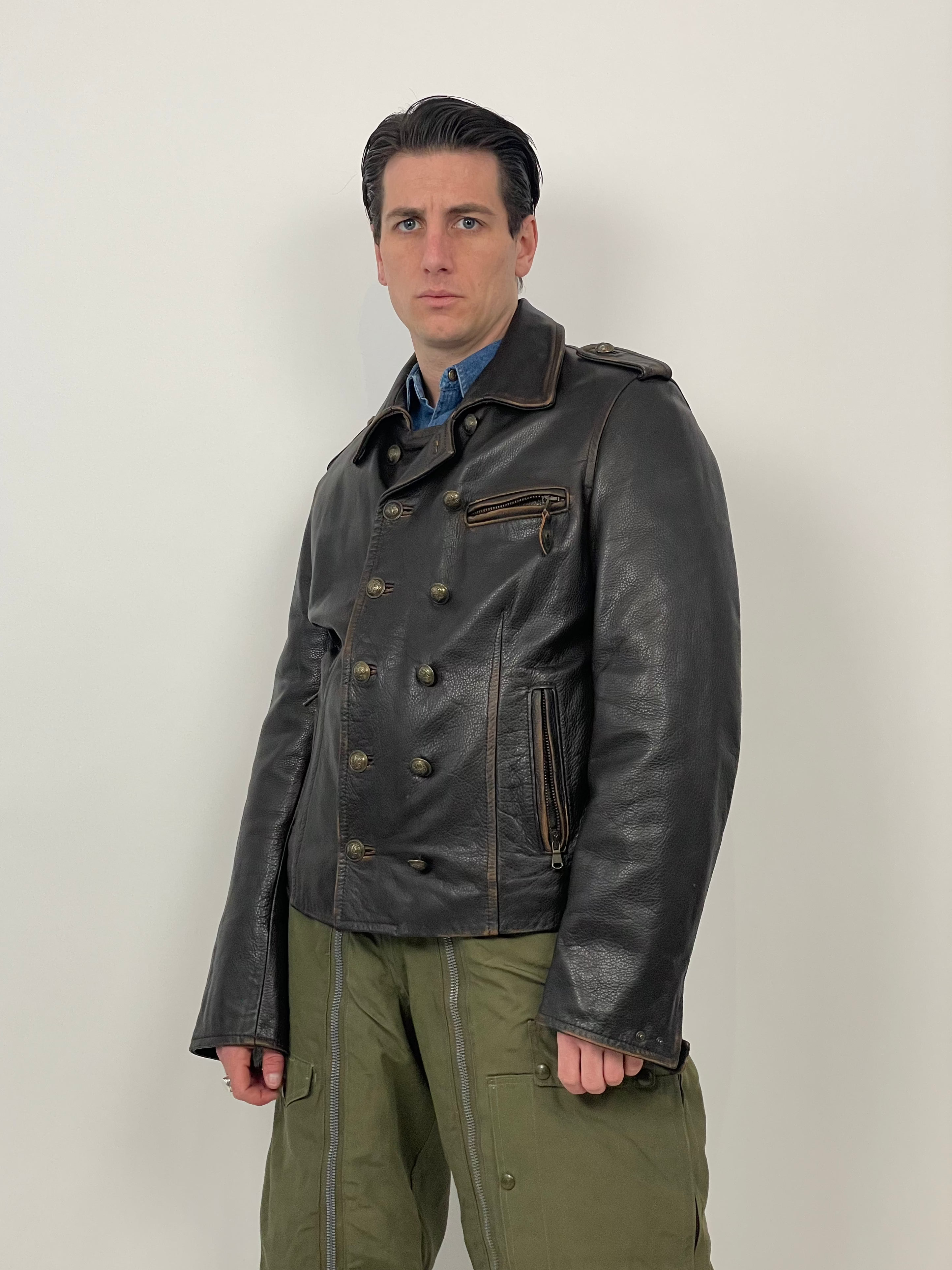 Lether jacket anni '80