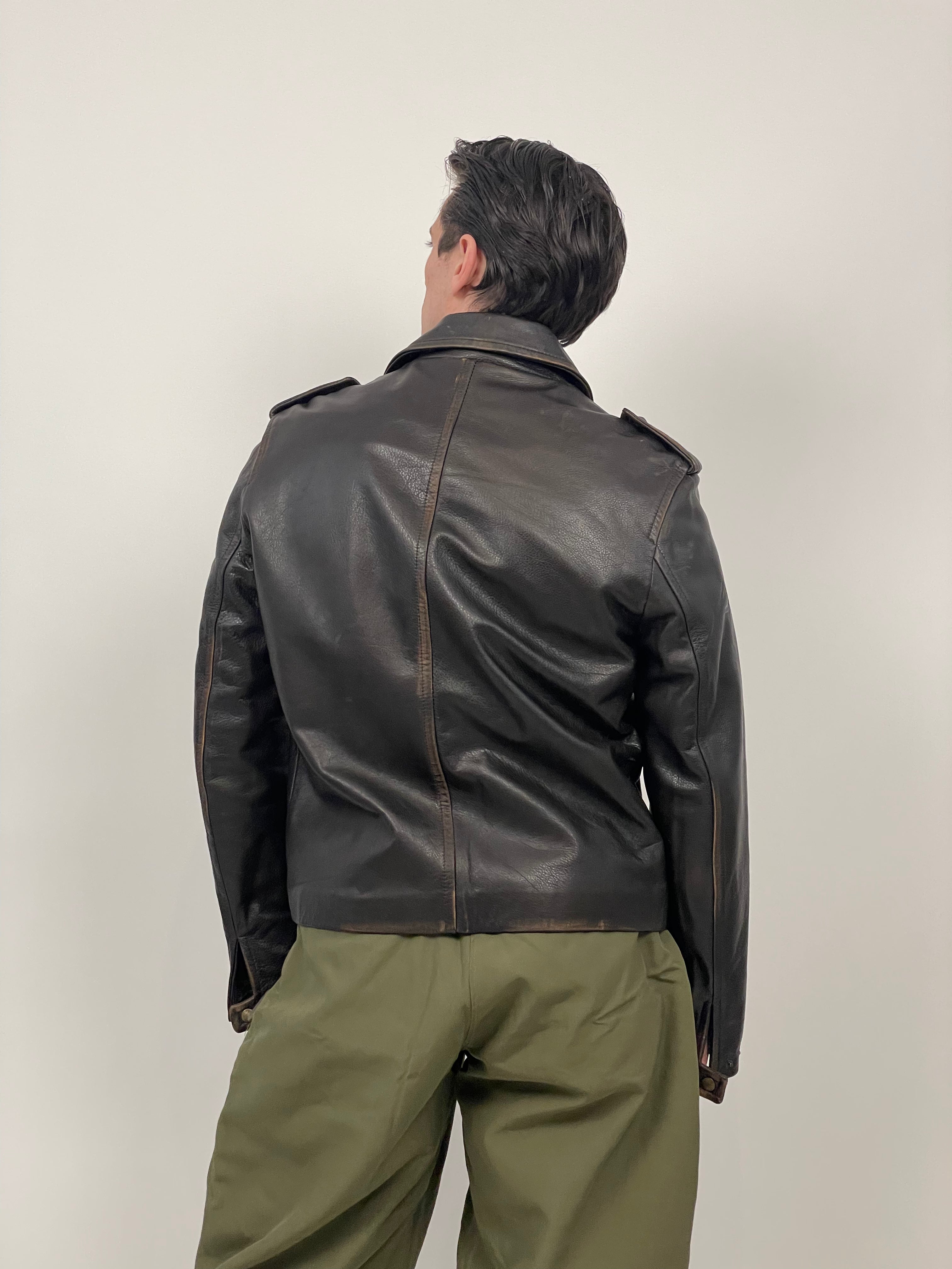 Lether jacket anni '80