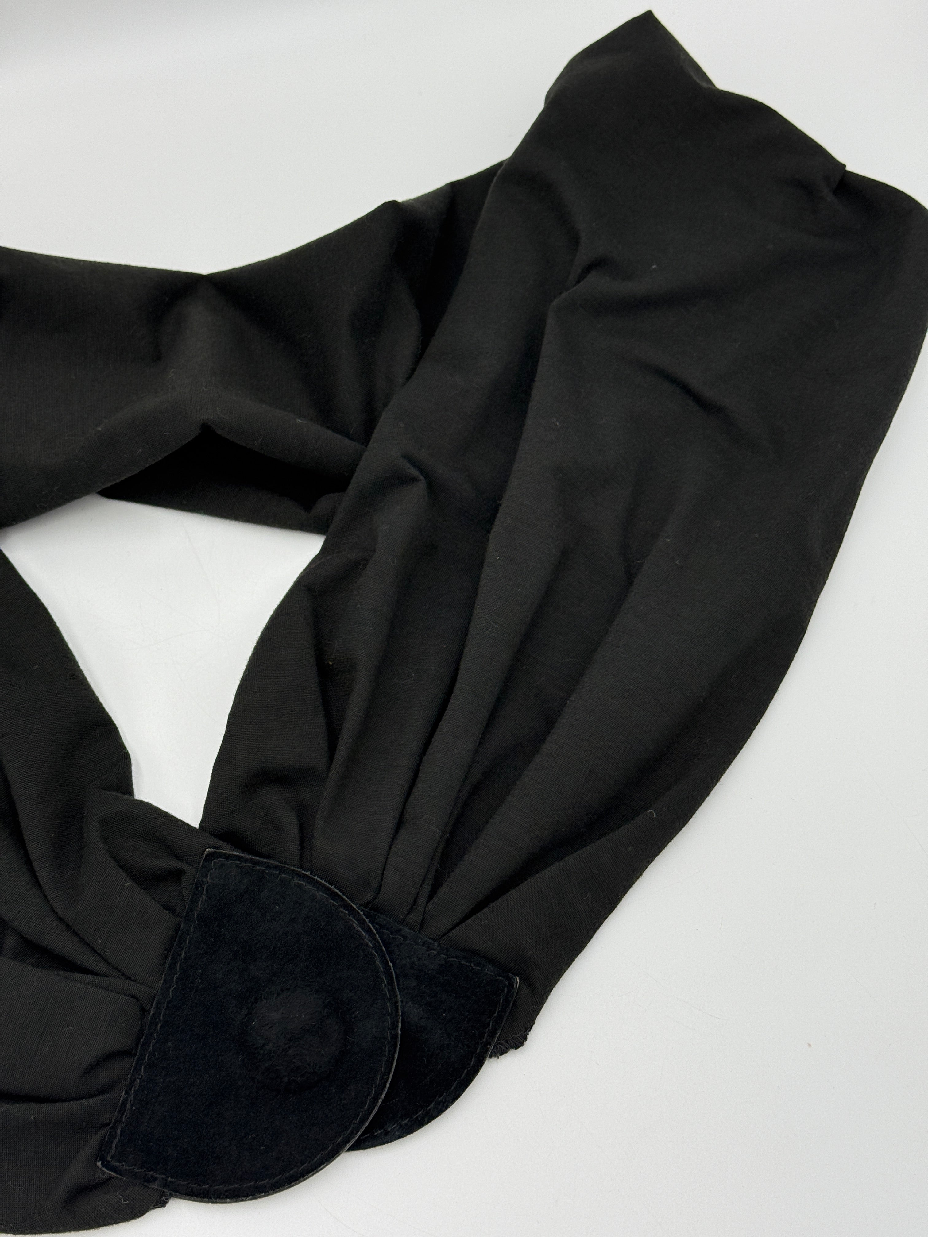 Cintura a fascia in Jersey e Suede anni '80