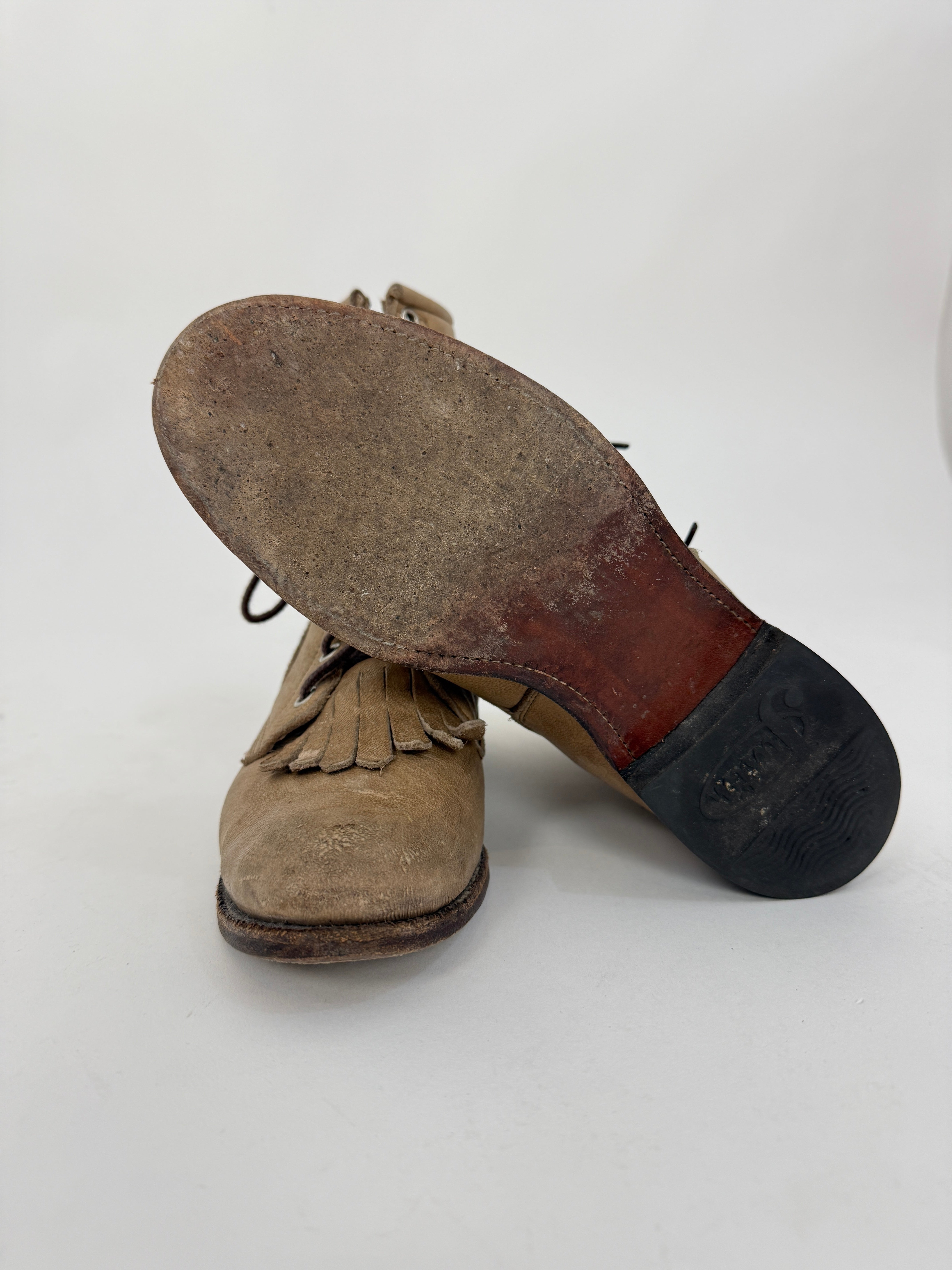 Justin Roper Made in USA 70s- Allacciata alta con frange