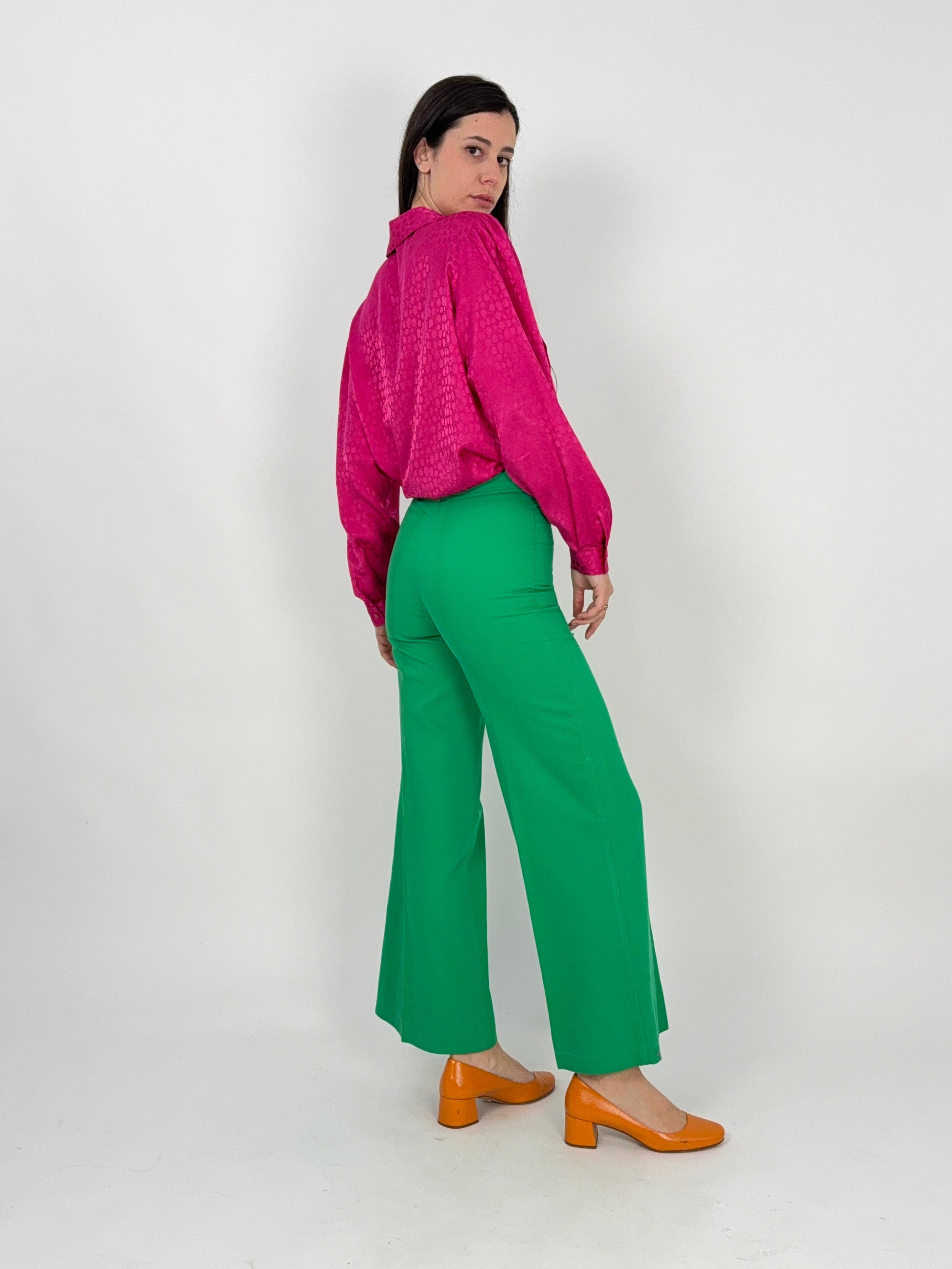 Pantaloni anni '70 a zampa