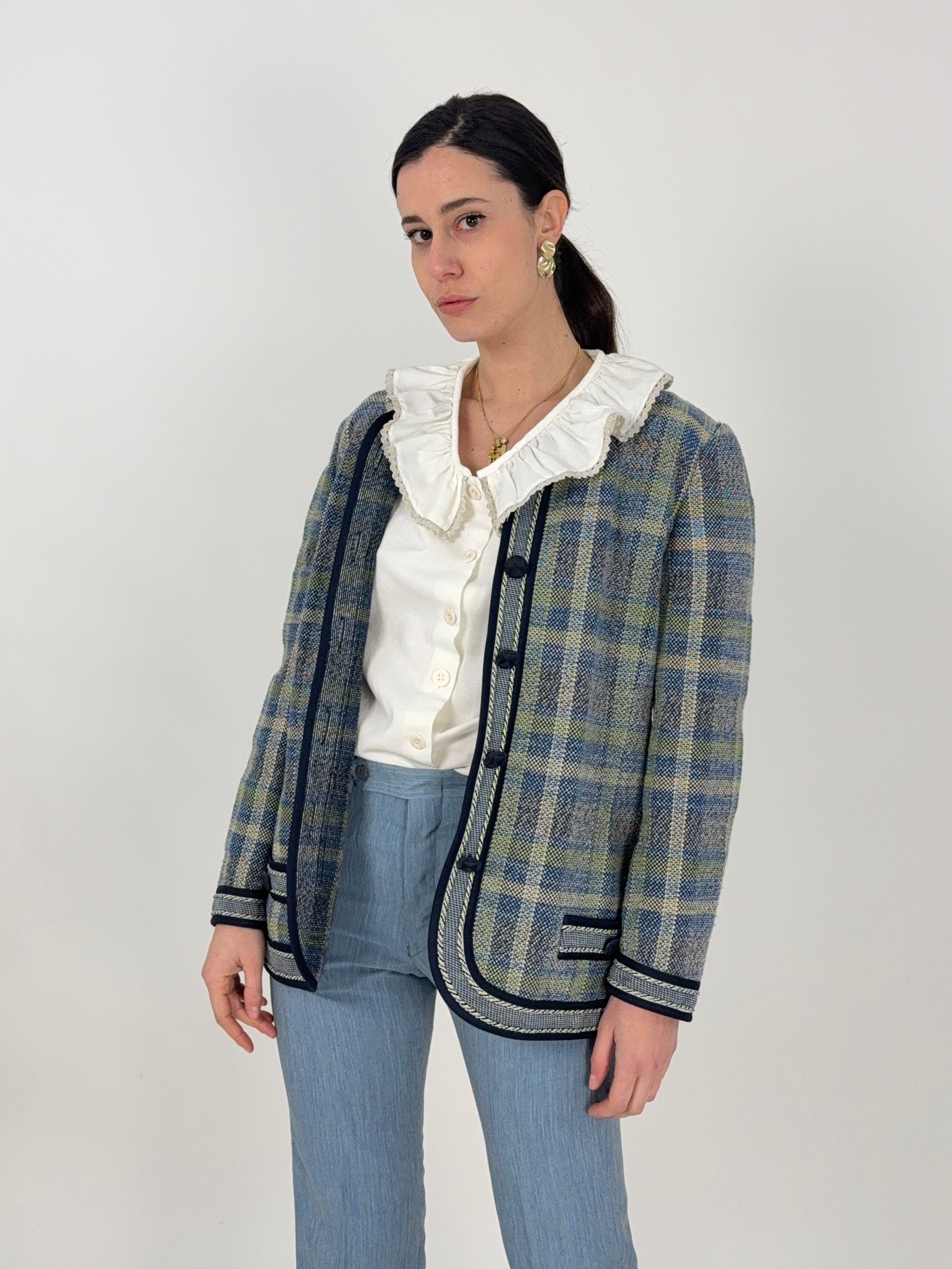 giacca-bouclè-in-cotone-verde-blu