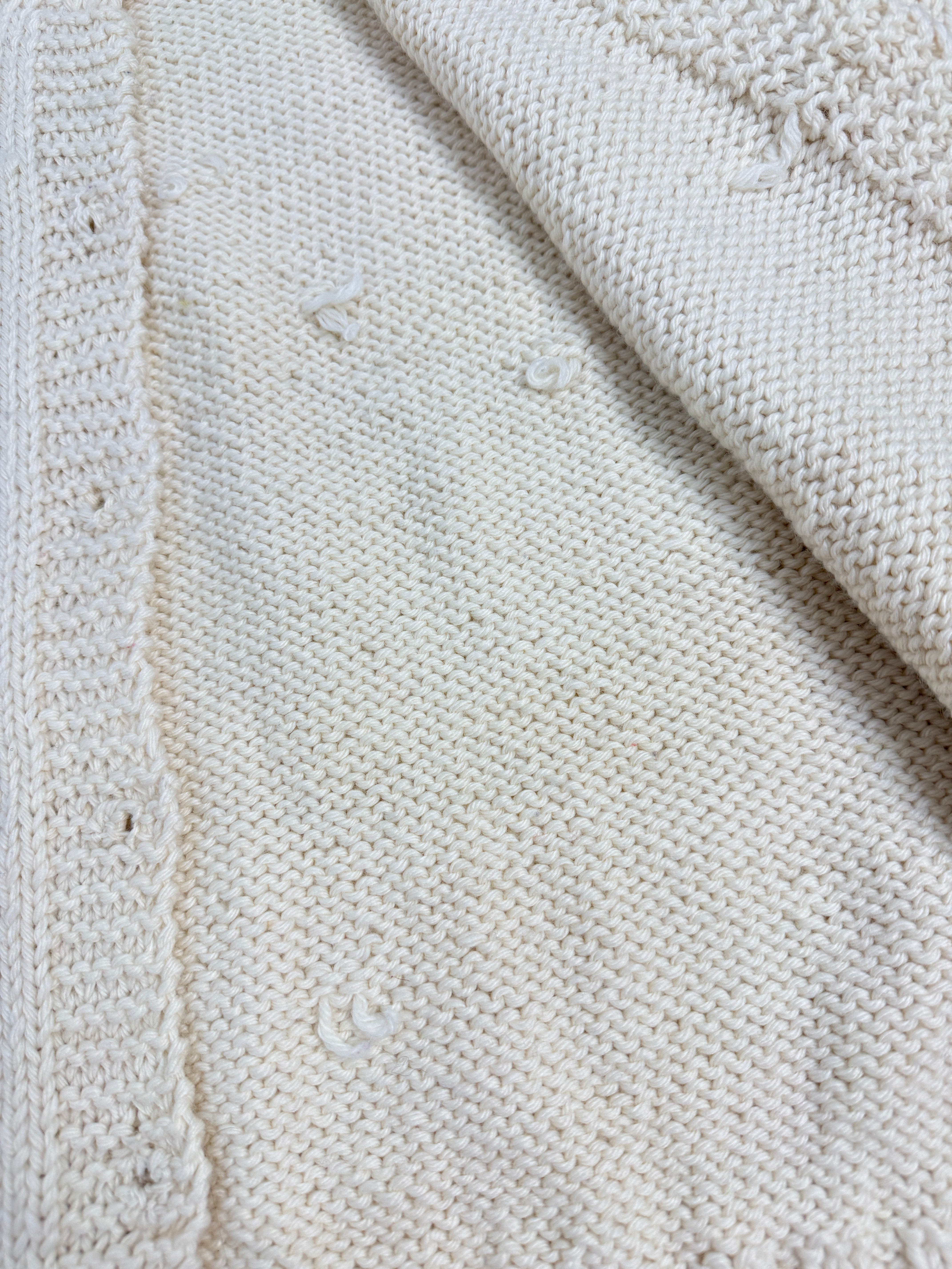 Cardigan Fatto a Mano in Morbida Lana Vintage Handmade - S/M