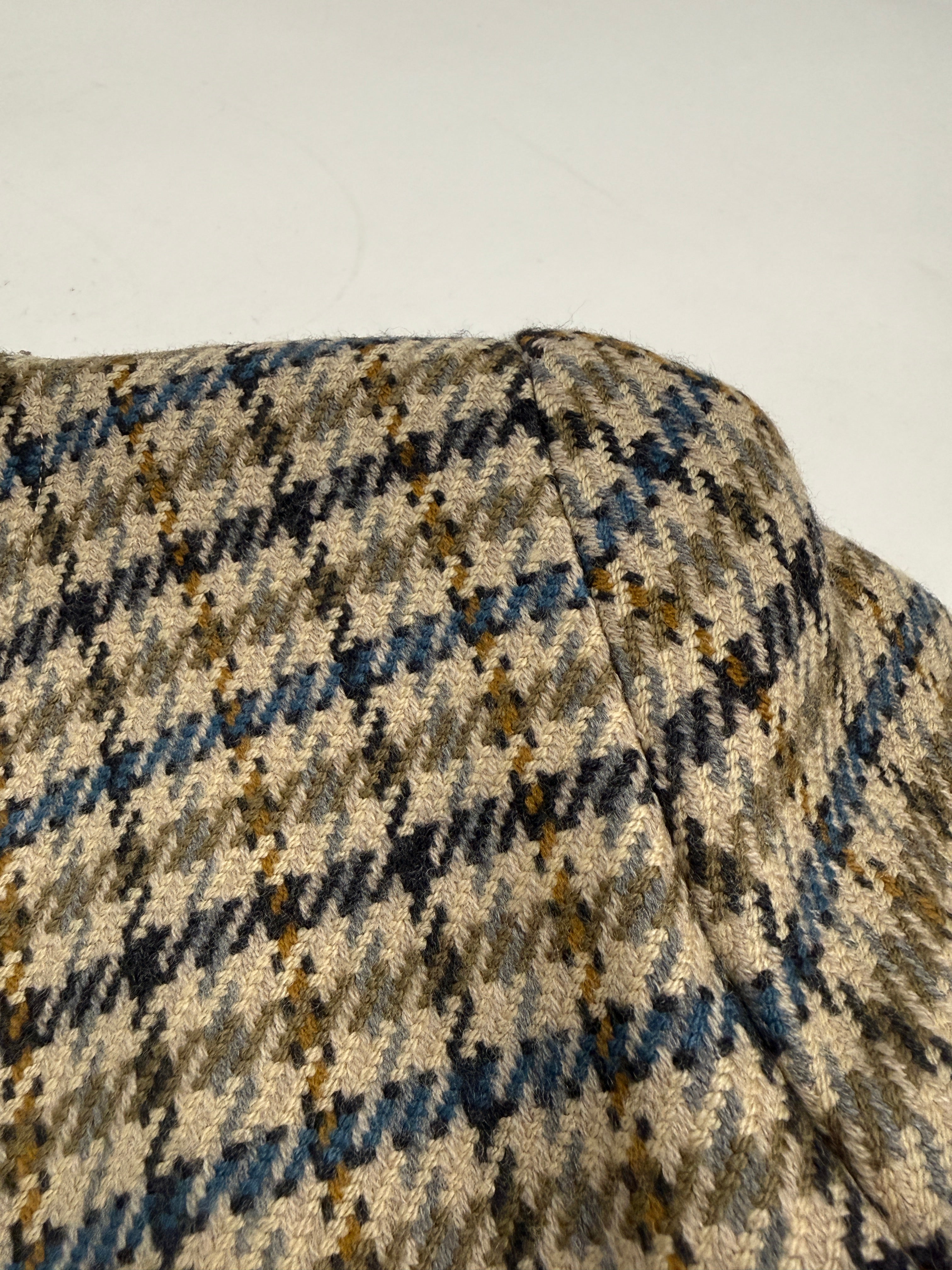Giacca Primi Anni '80 Pied de Poule Lana Cashmere - Taglia 44/L
