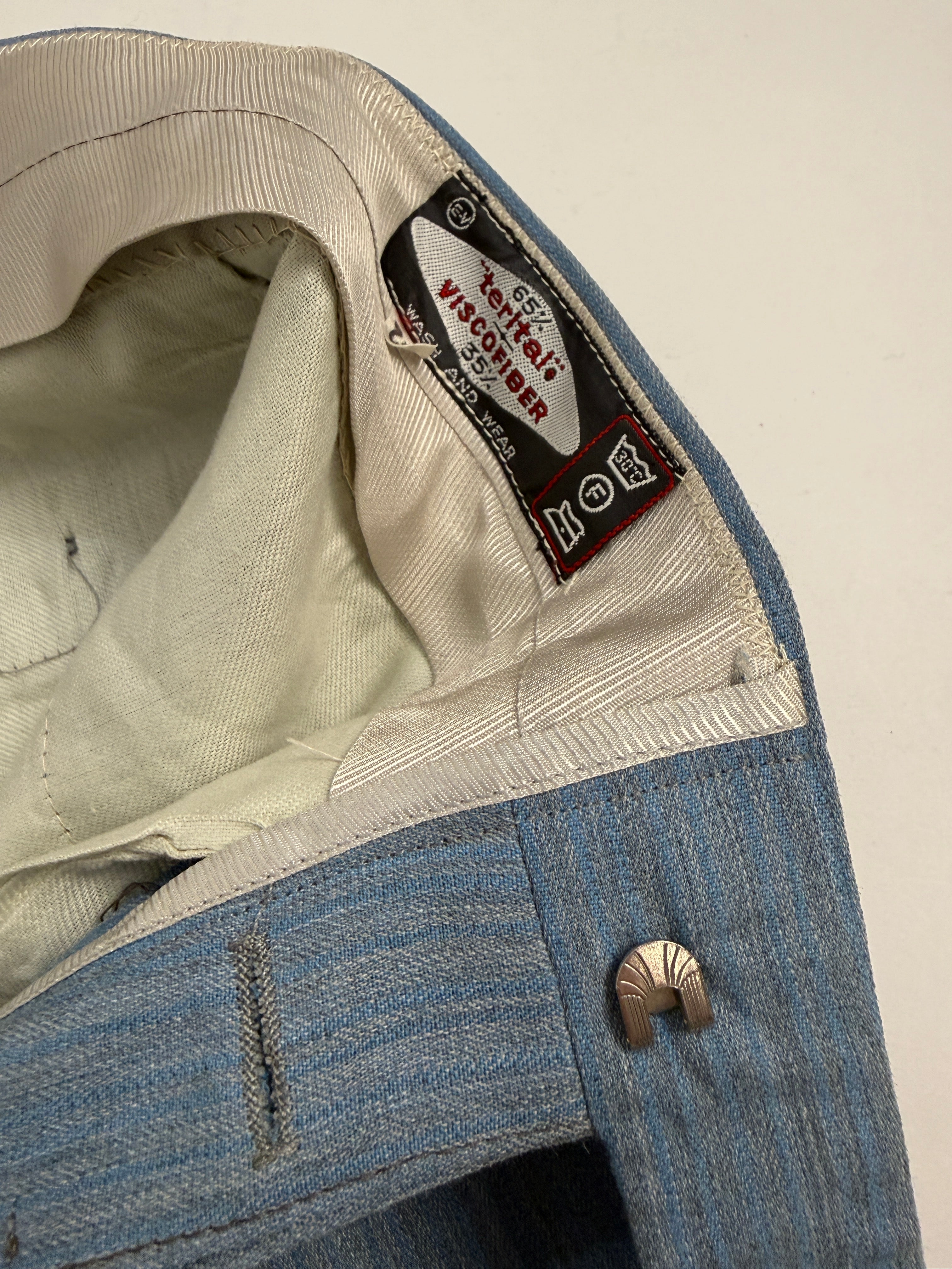 Pantaloni sartoriali anni '70 - carta da zucchero