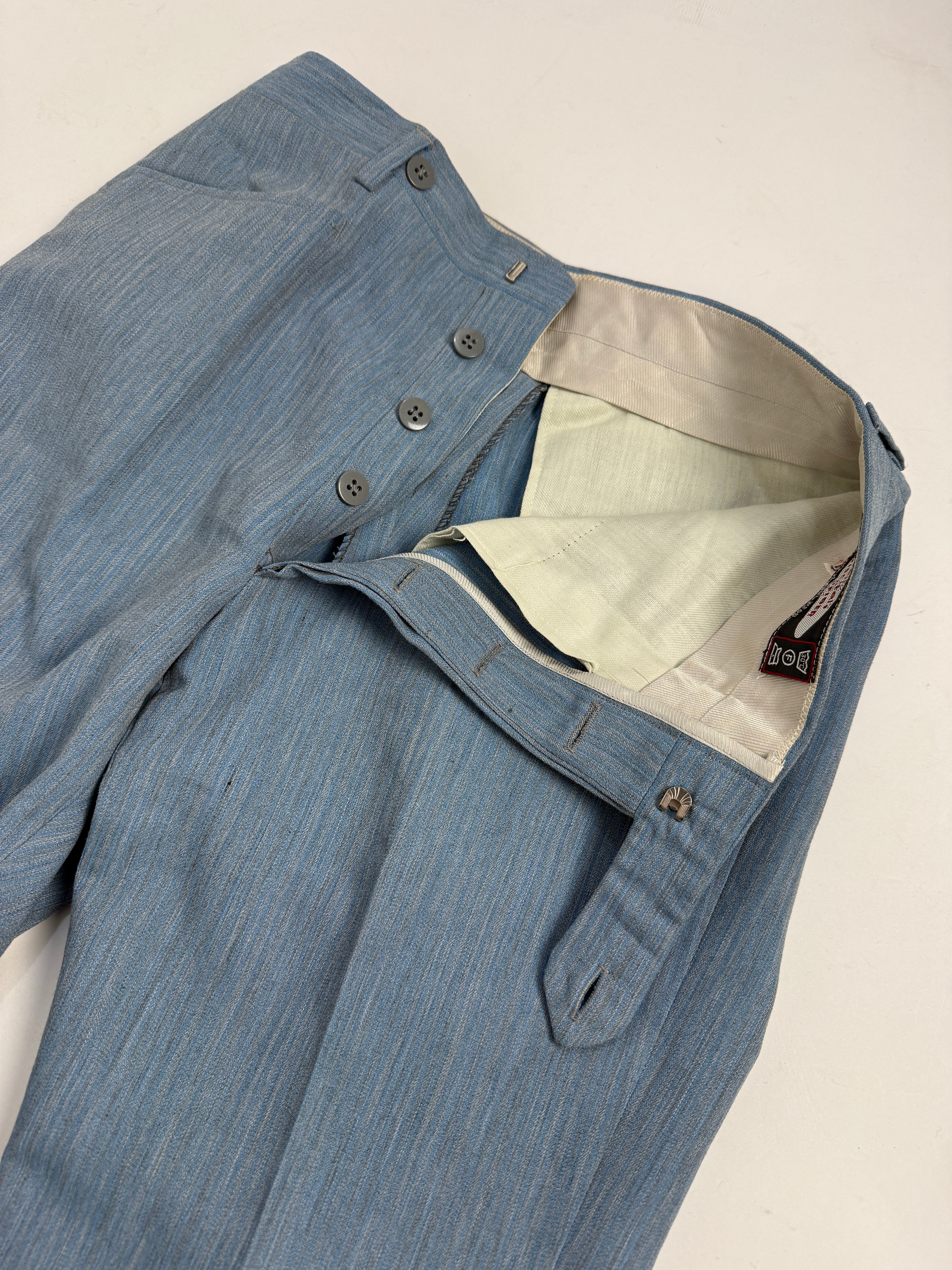 Pantaloni sartoriali anni '70 - carta da zucchero