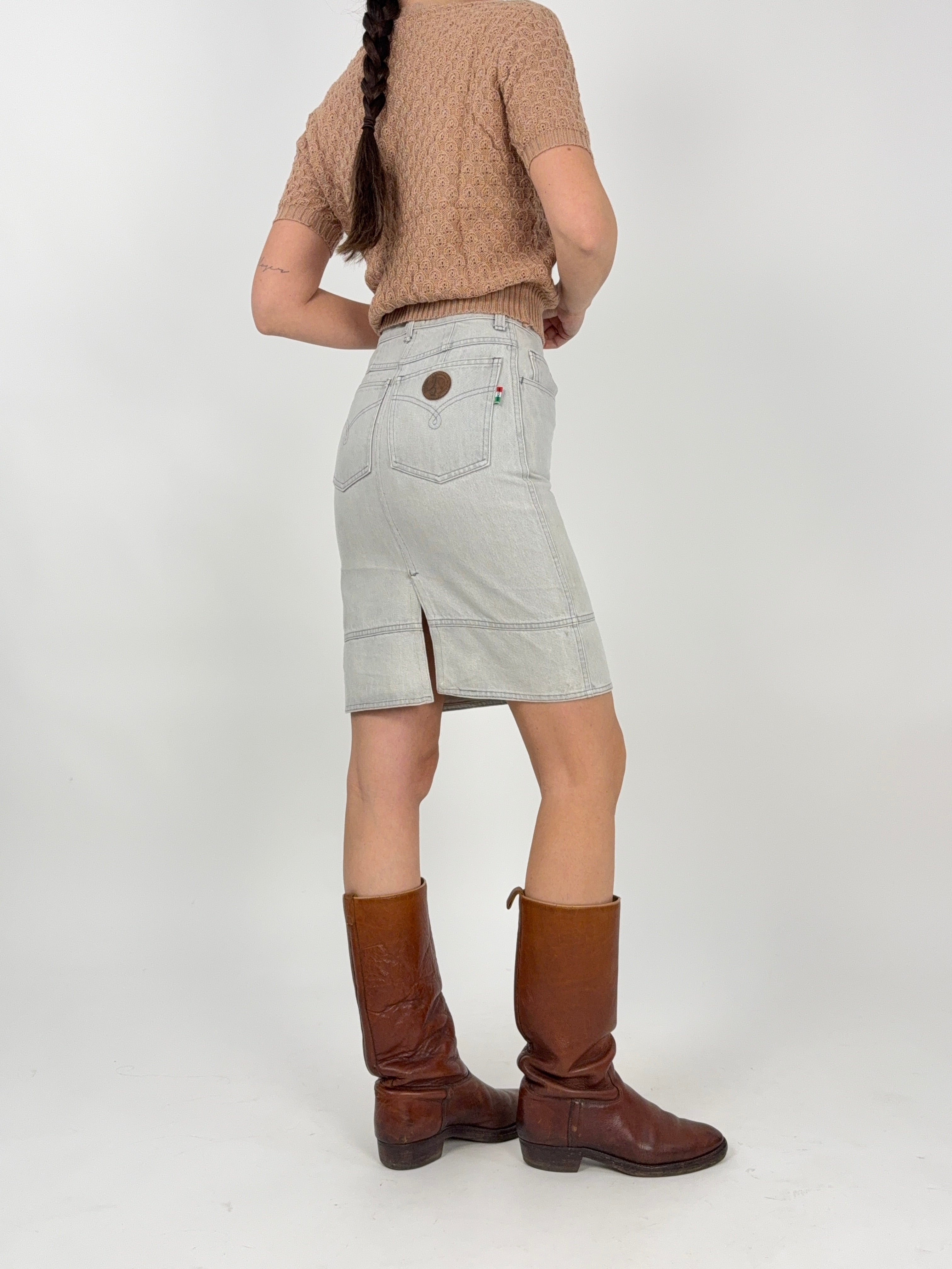 Gonna Moschino in jeans vintage