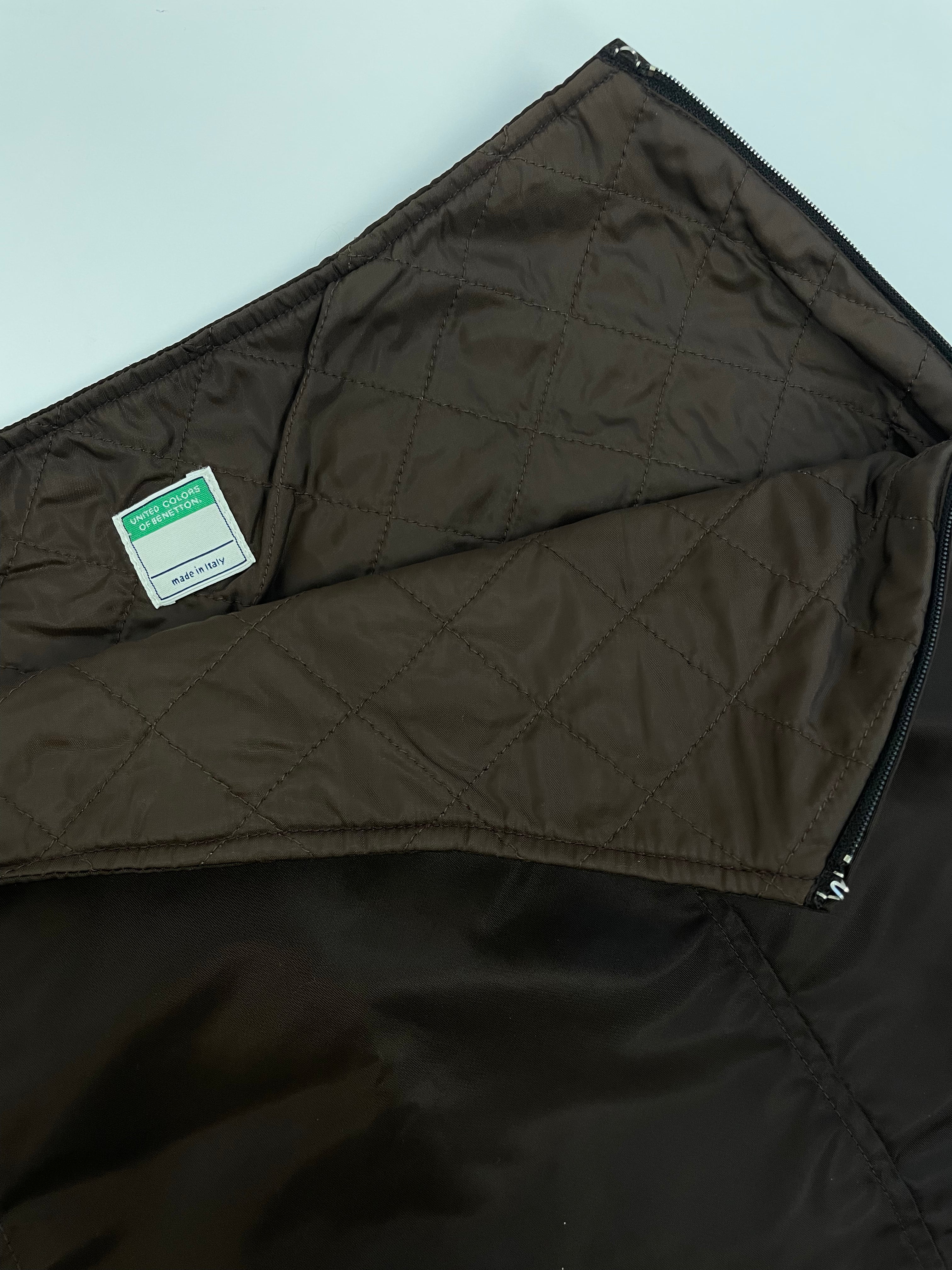 Minigonna vintage in tessuto tecnico