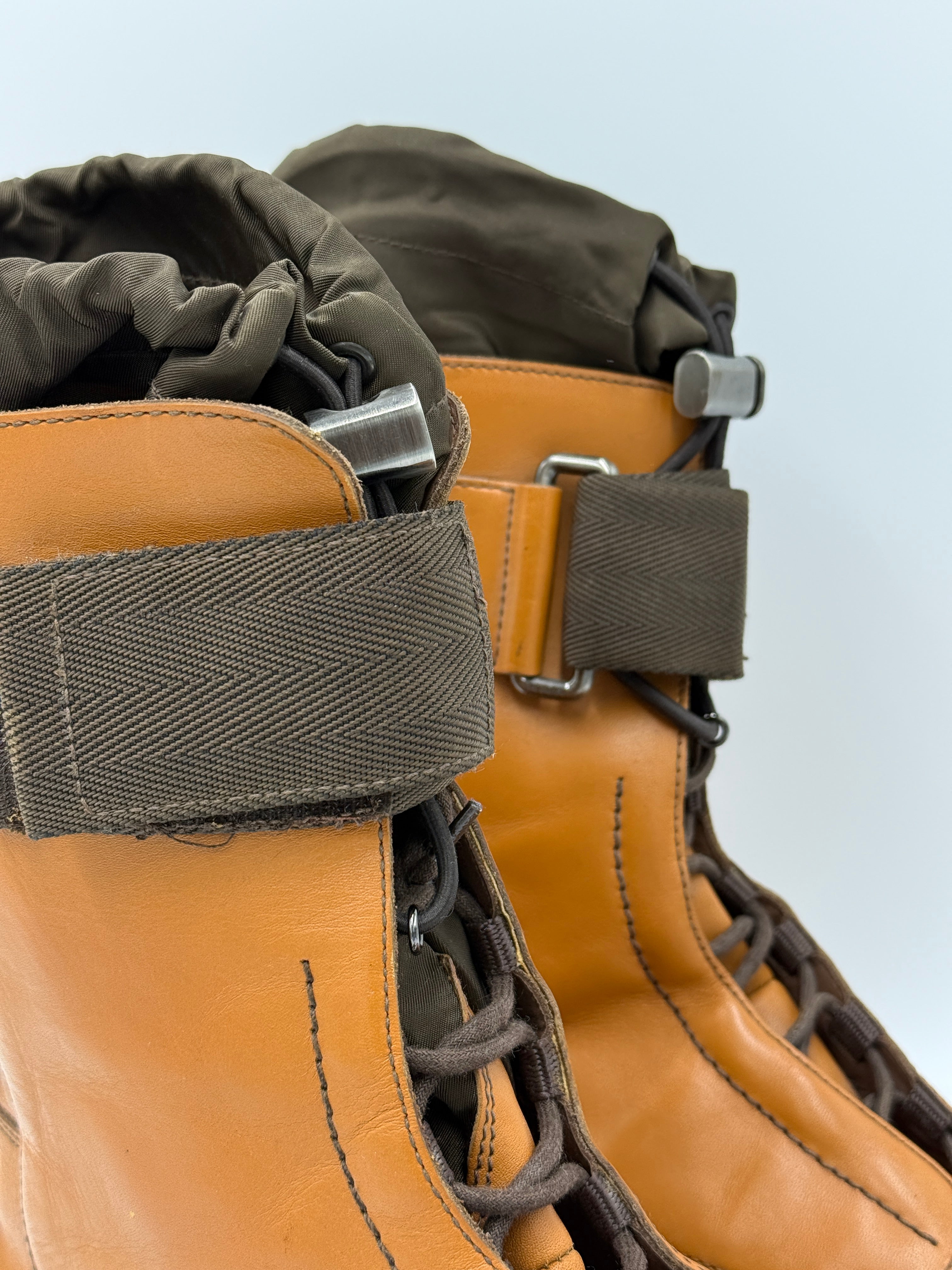Prada archive FW 1999 - boots con suola vibram Numero 9 (IT43)