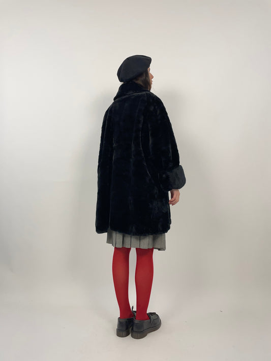 Pelliccia sintentica vintage - Made in Paris