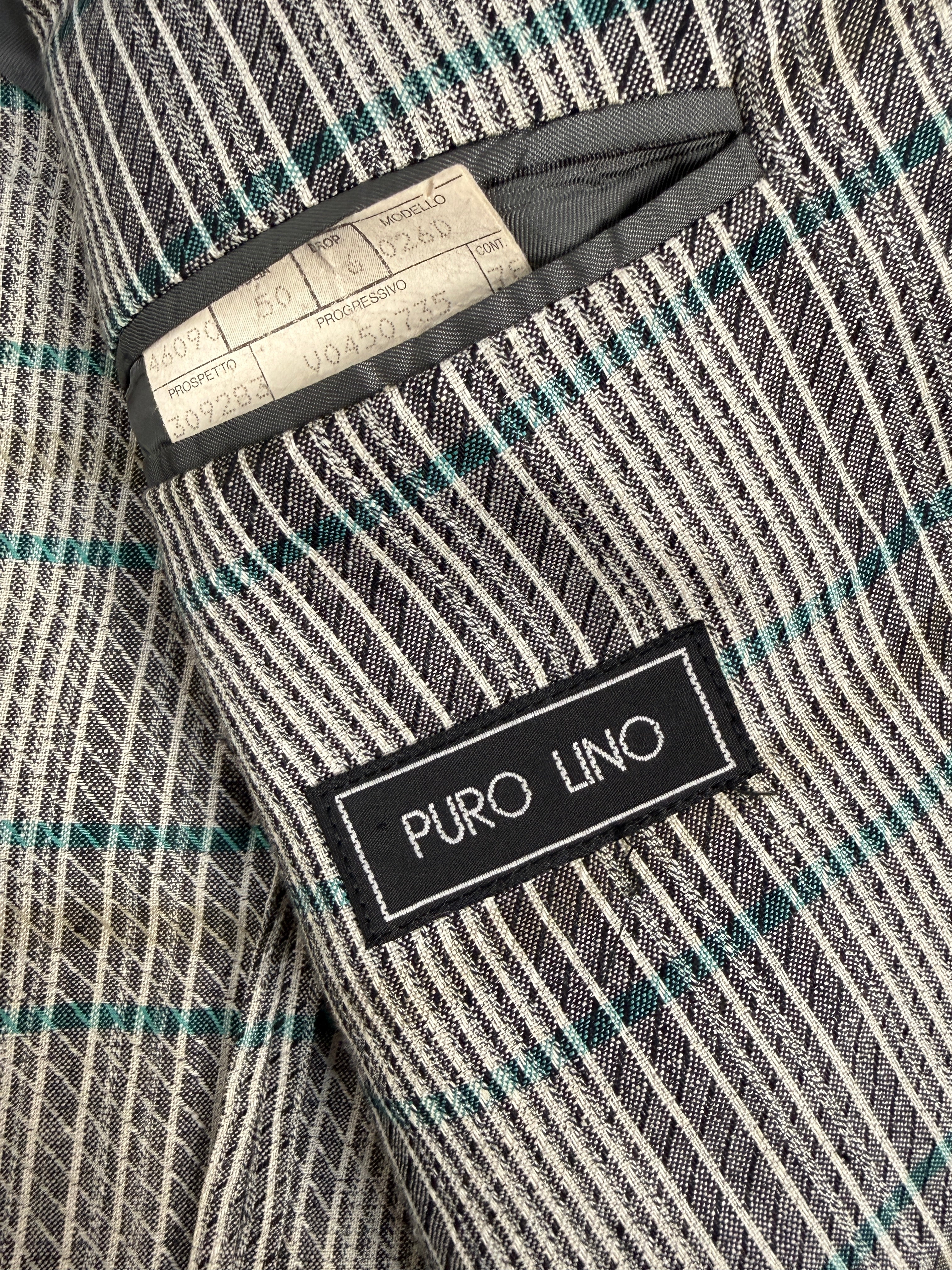 Giacca vintage Pierre Cardin in puro lino
