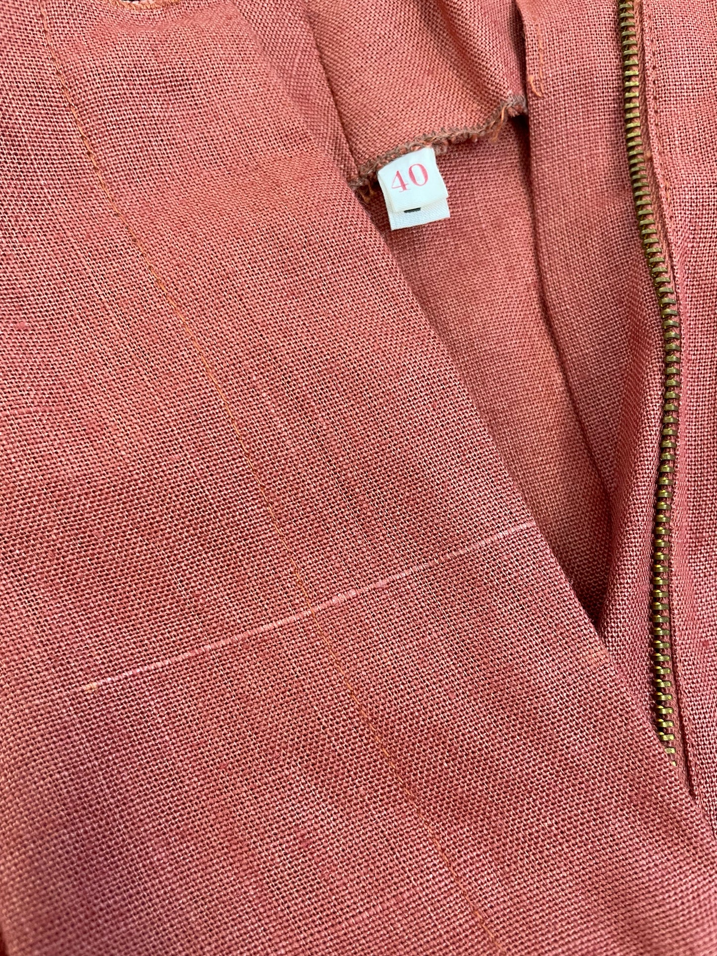 Pantaloni in lino anni '70