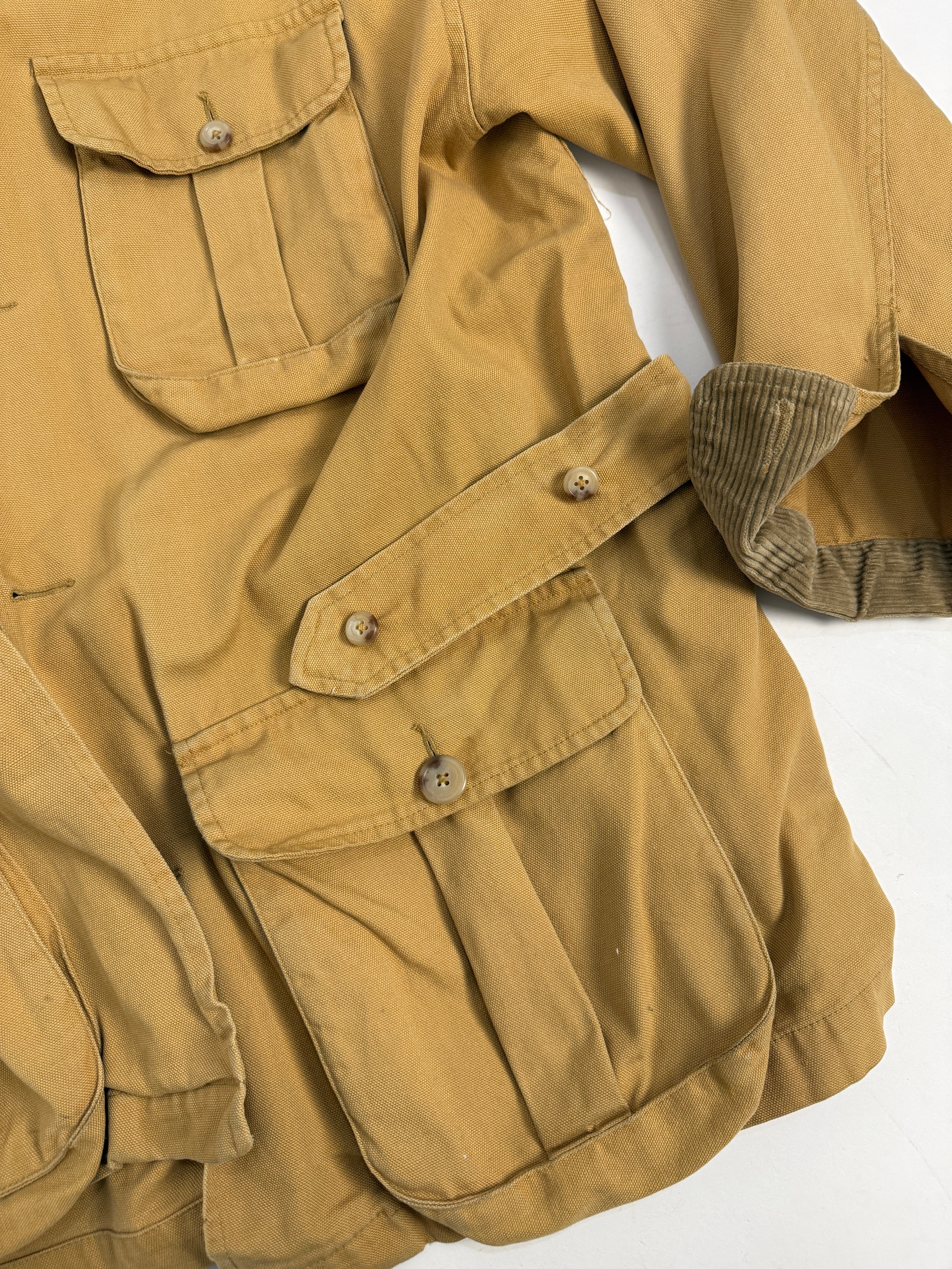 Giacca Hunting Vintage Ralph Lauren Canvas Senape