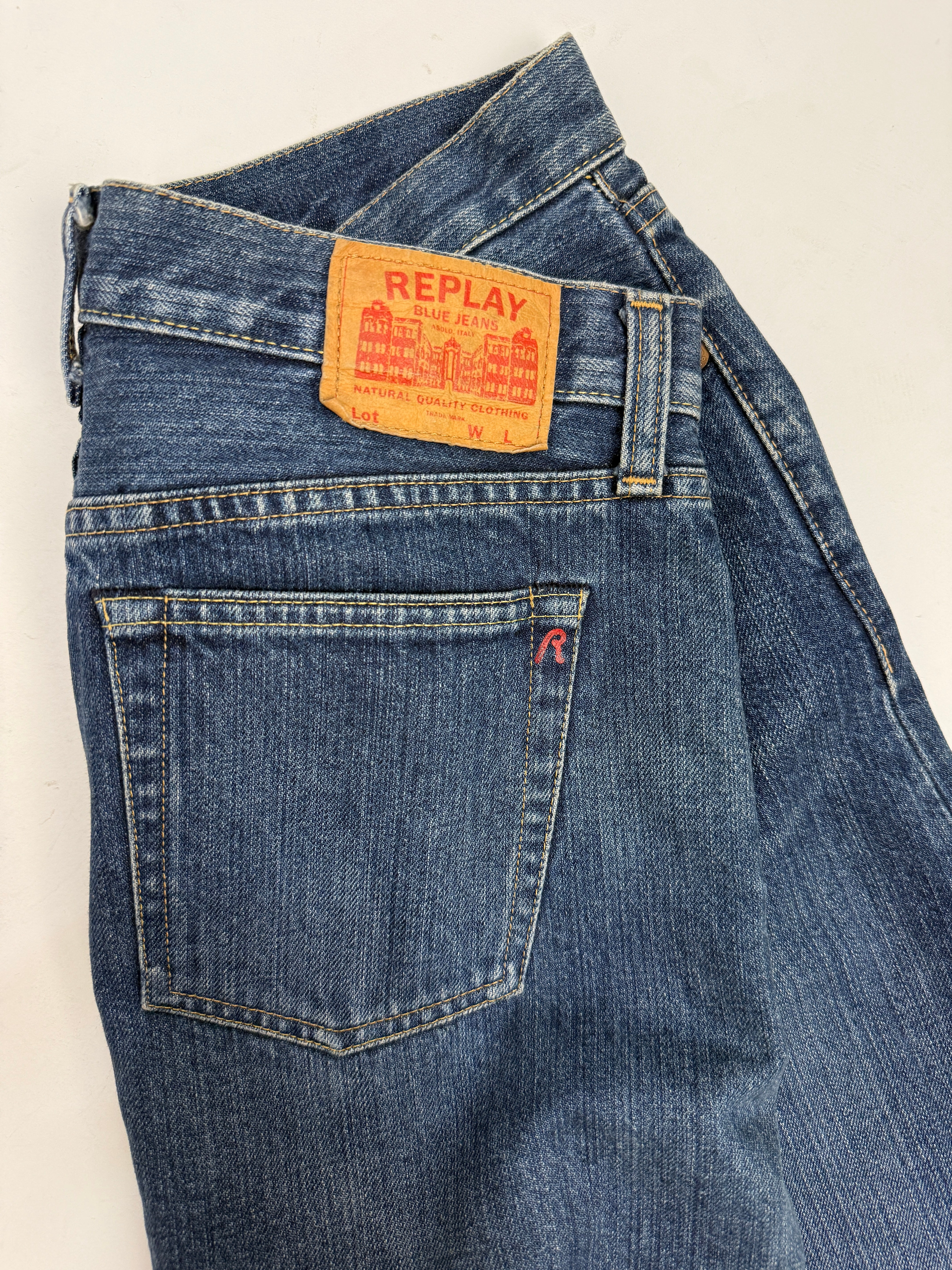 Gonna in Denim Midi Replay anni '90 - Taglia 44/L
