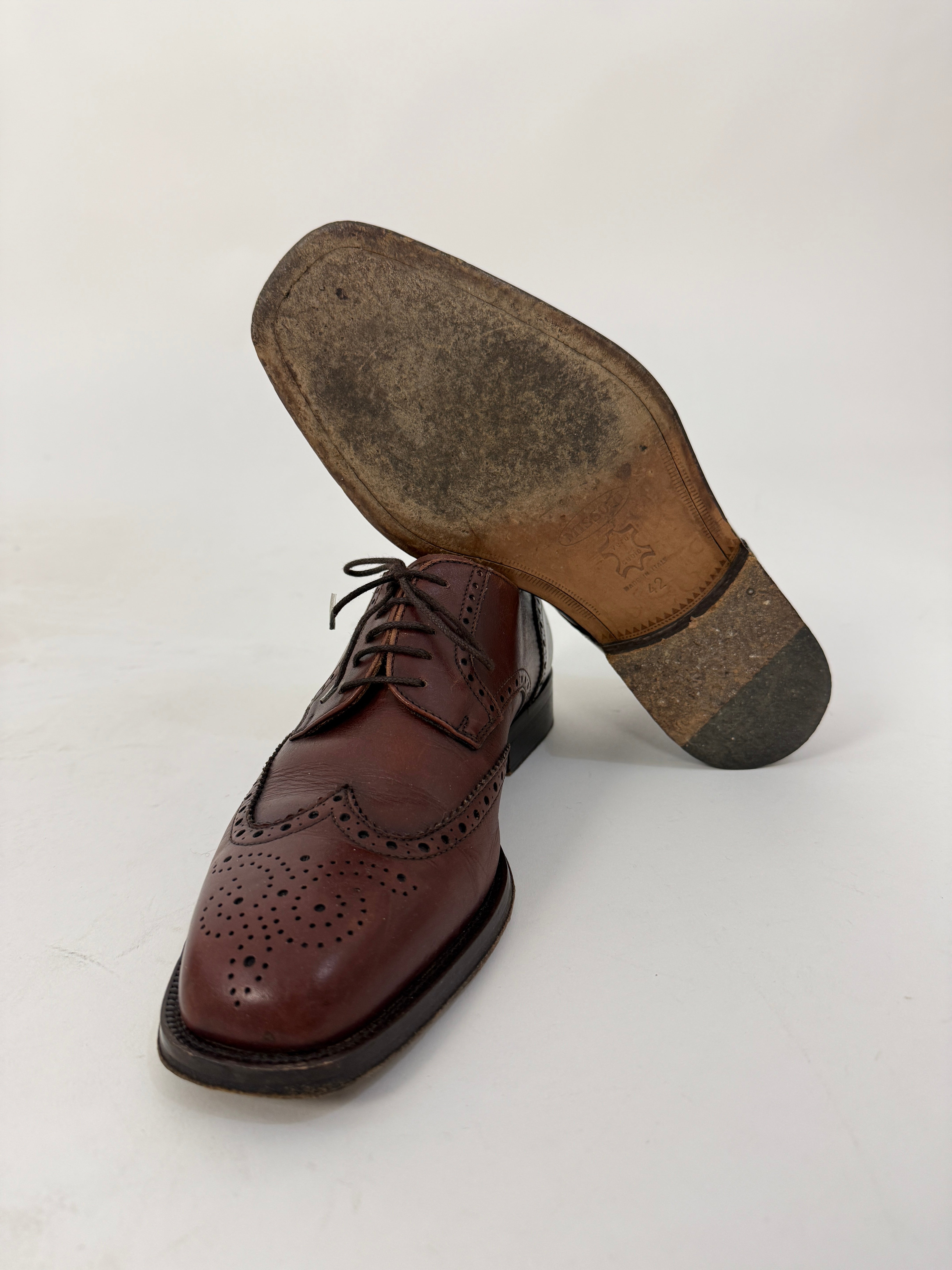 Scarpe Stringate Missoni Uomo Marroni Brogue - Numero 41.5