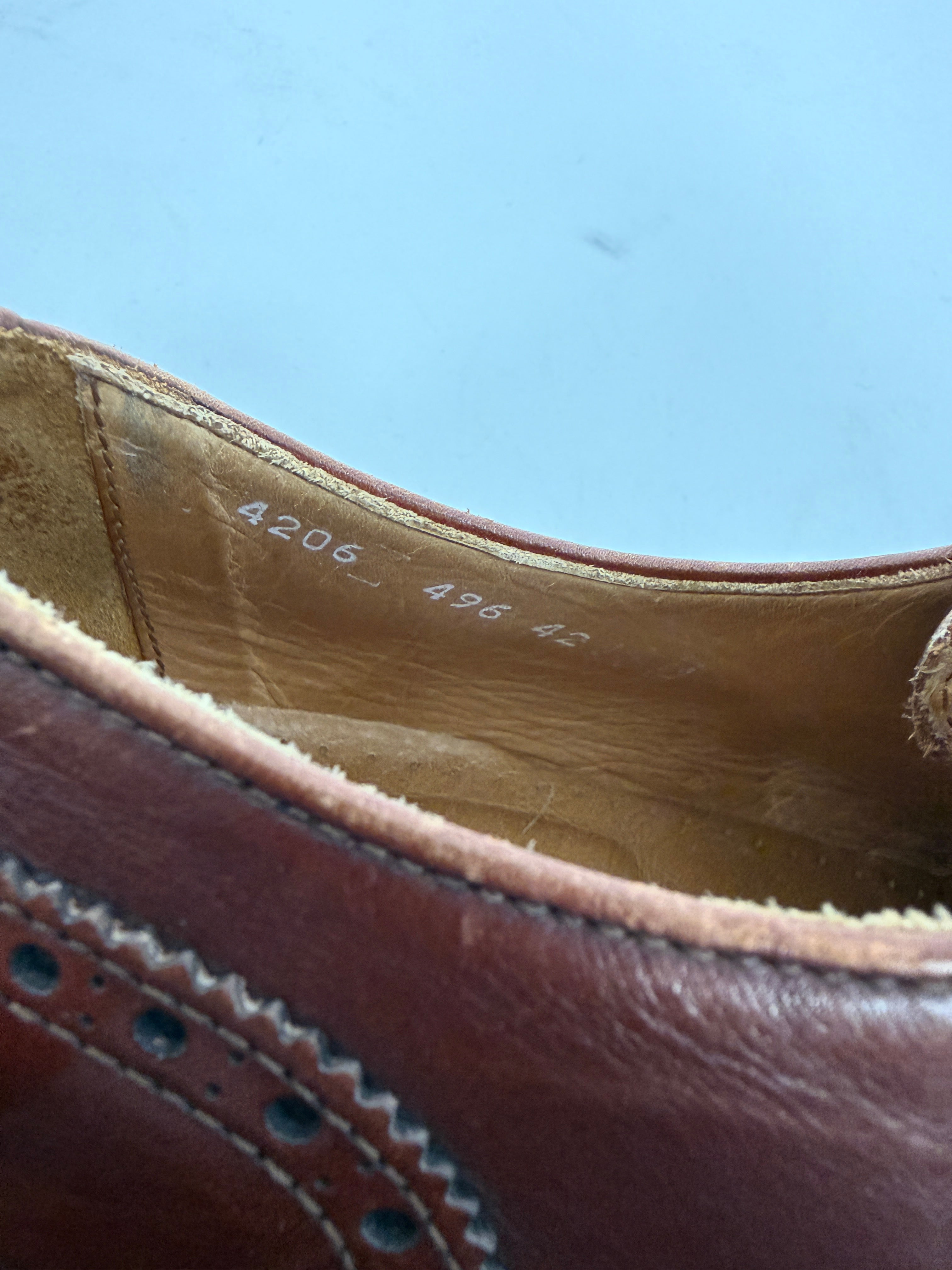 Scarpe Stringate Missoni Uomo Marroni Brogue - Numero 41.5