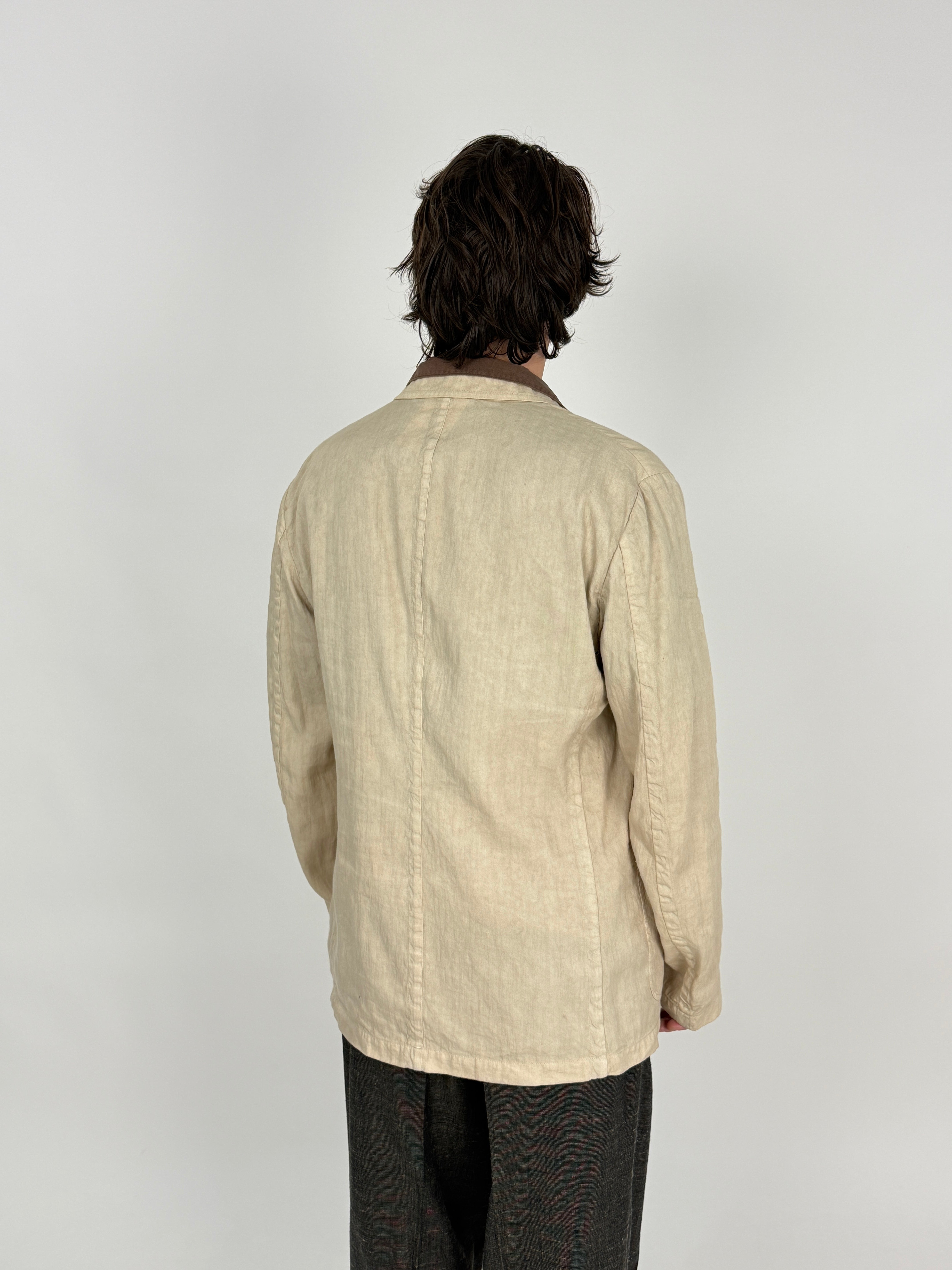 Giacca C.P. Company Misto Lino Beige Destrutturata - Taglia 50/52