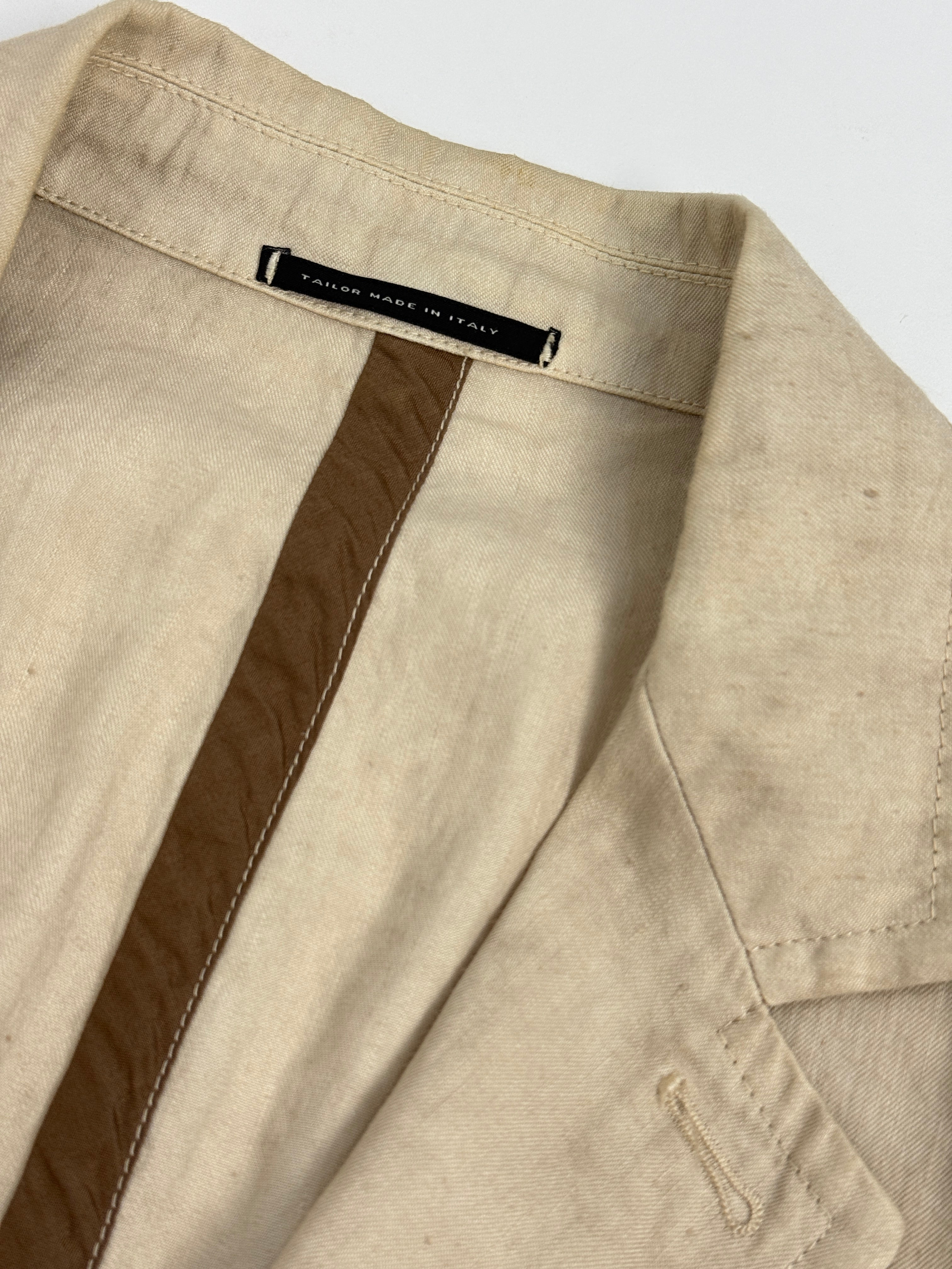 Giacca C.P. Company Misto Lino Beige Destrutturata - Taglia 50/52