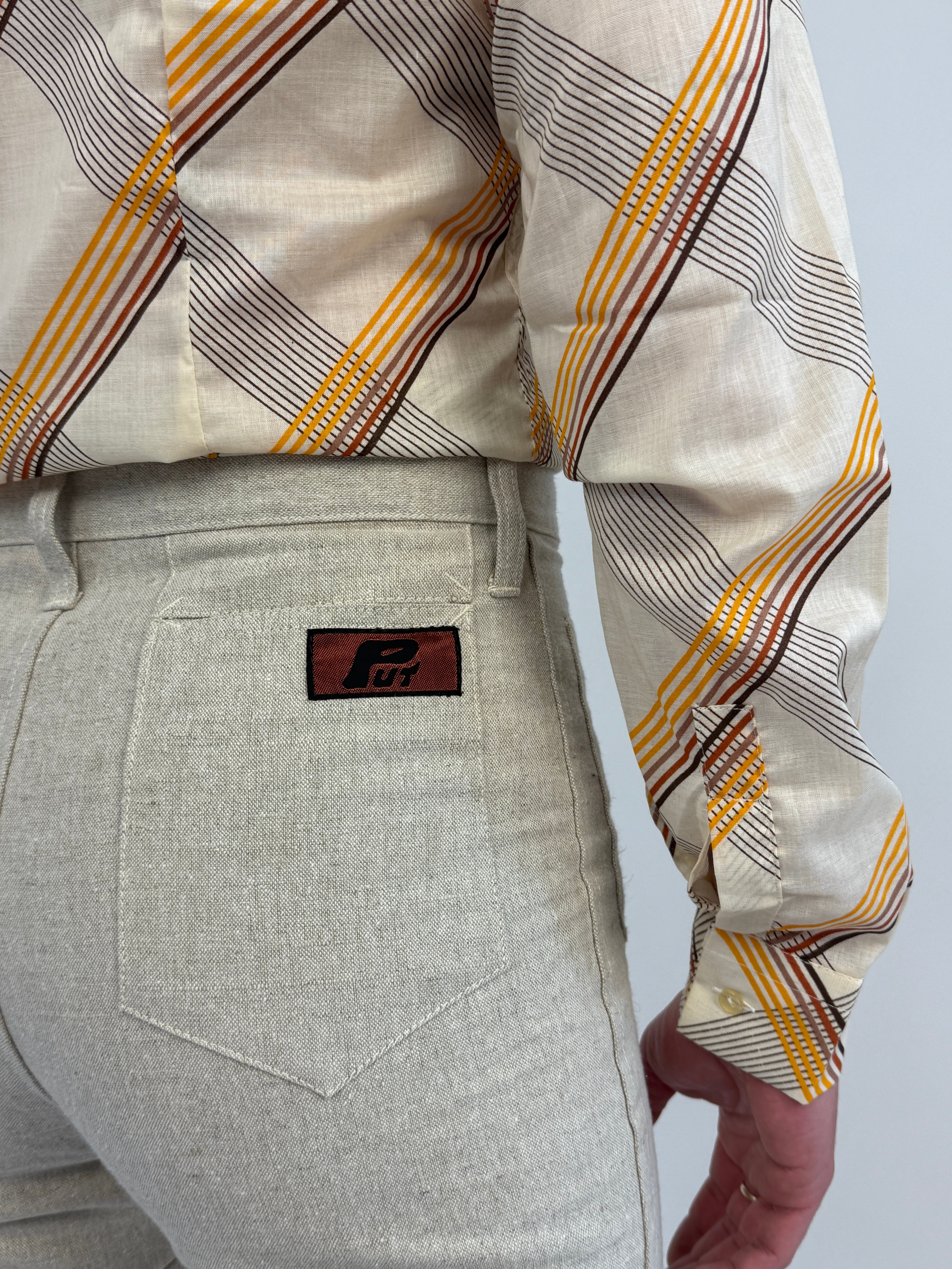 Pantaloni a zampa anni '70 Deadstock