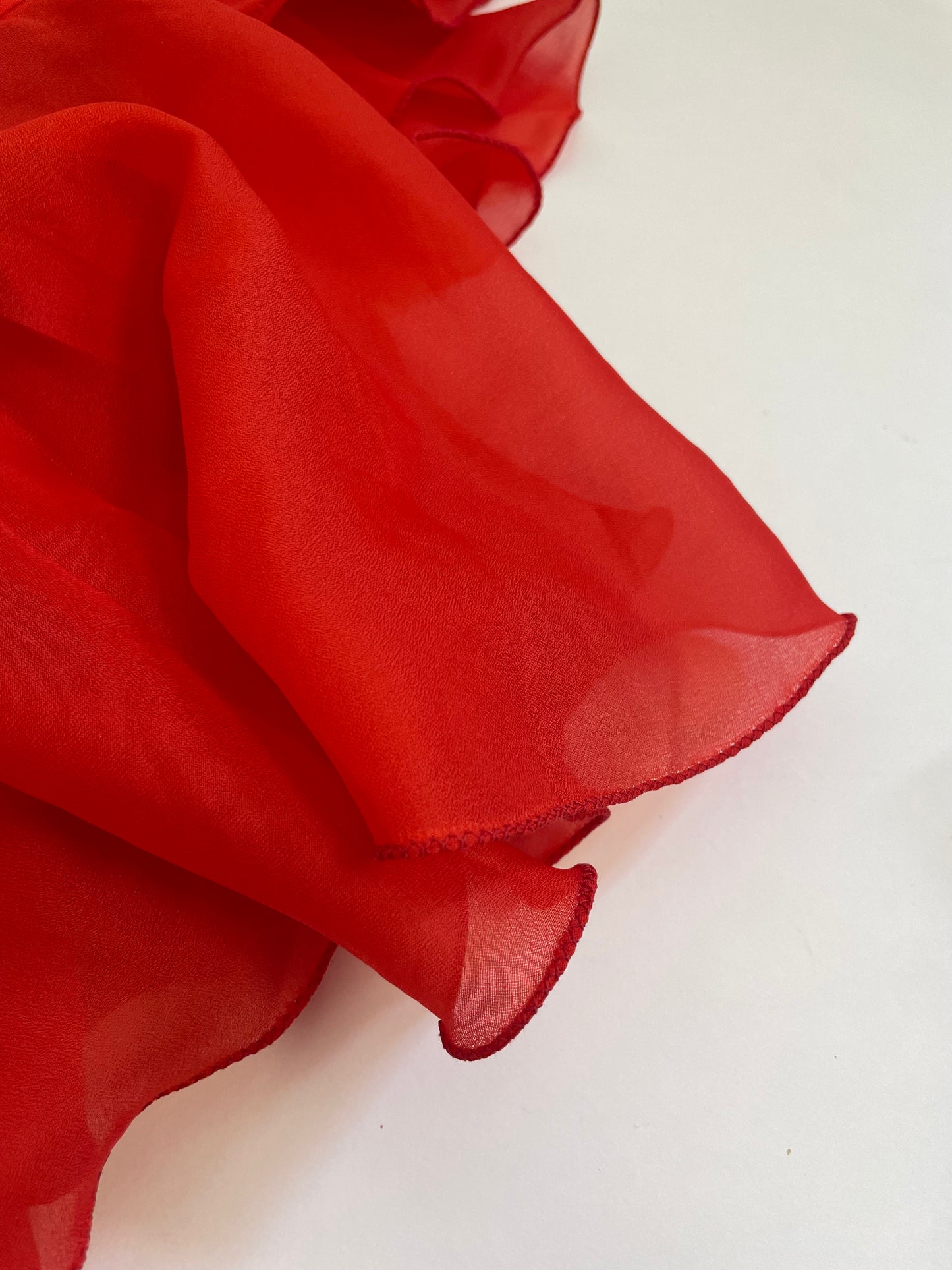 Abito lungo vintage anni ’70 in organza