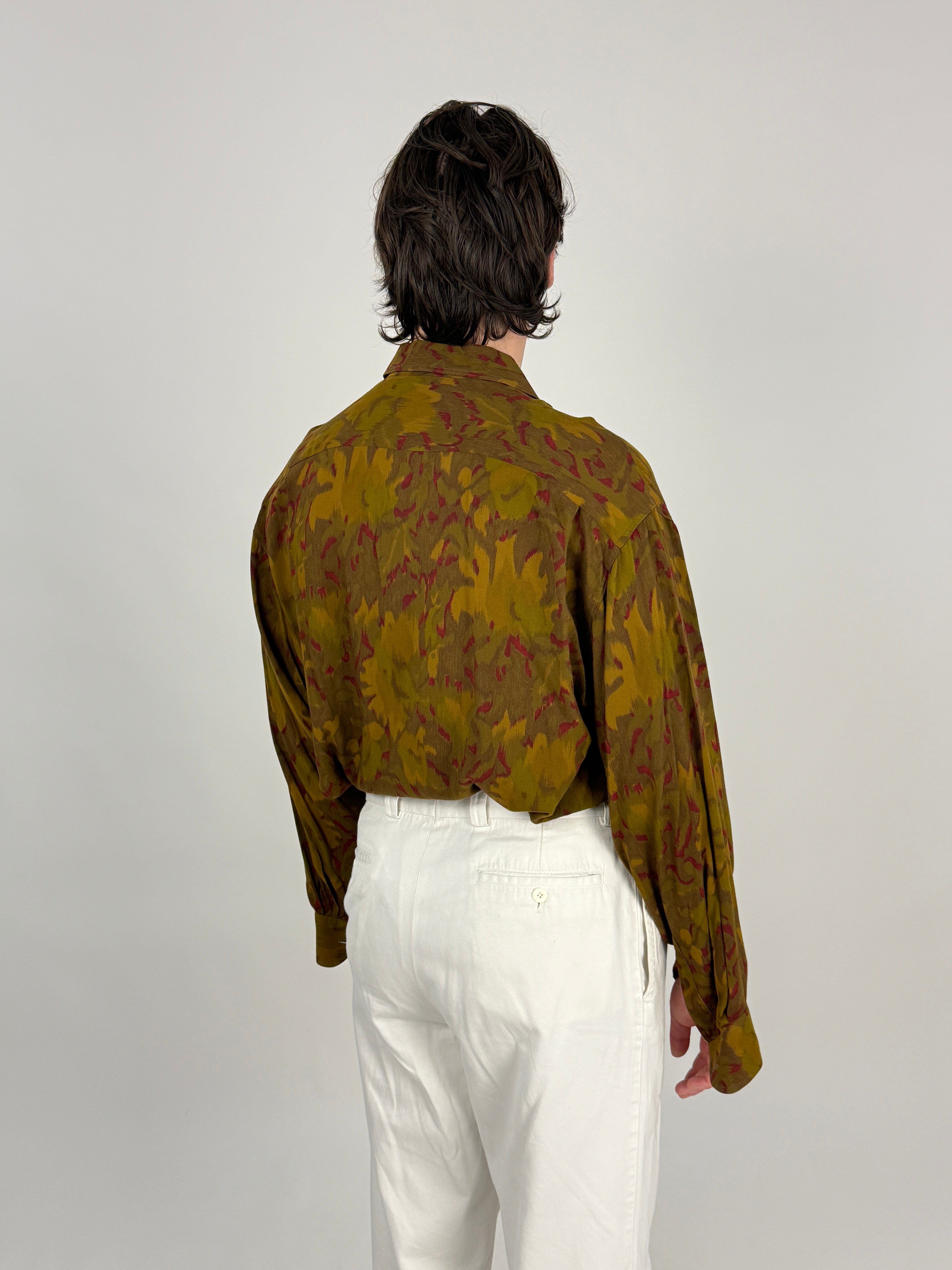 Camicia Vintage Fantasia Botanica - Taglia M