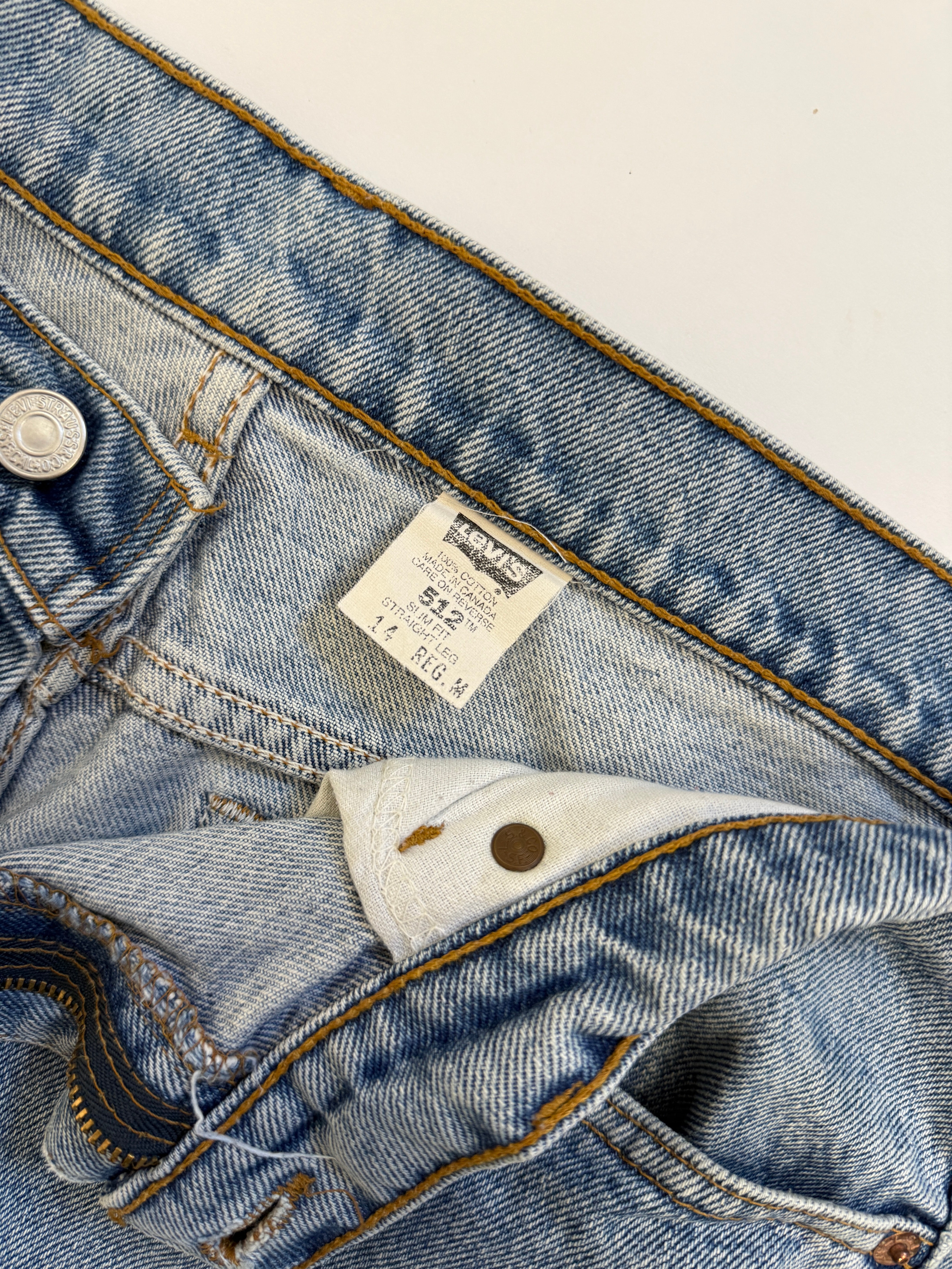 Jeans Levi's 512 - Made in Canada - Fangovintage