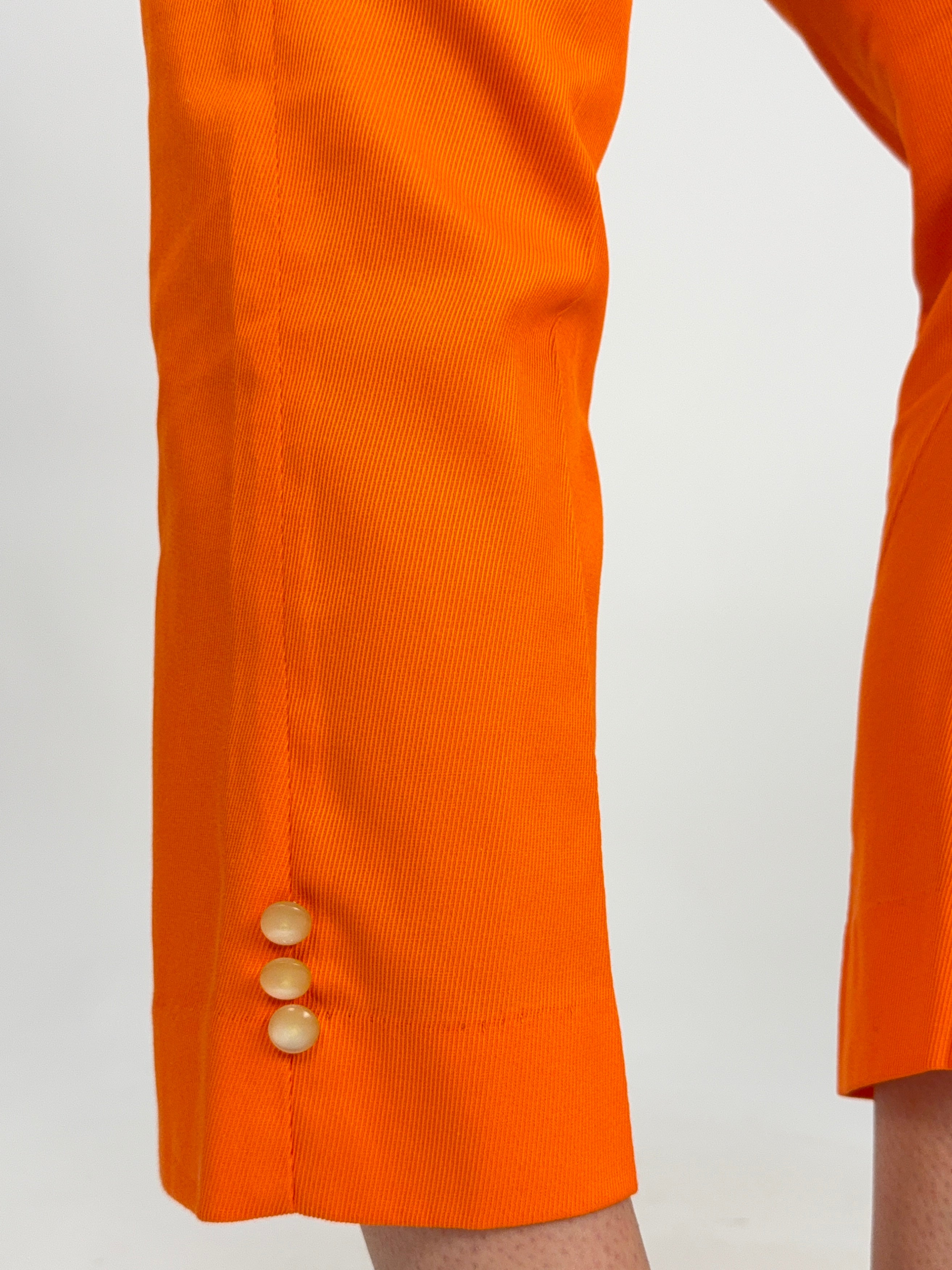 Pantaloni Arancio Anni '70/'80 - Taglia 40/42