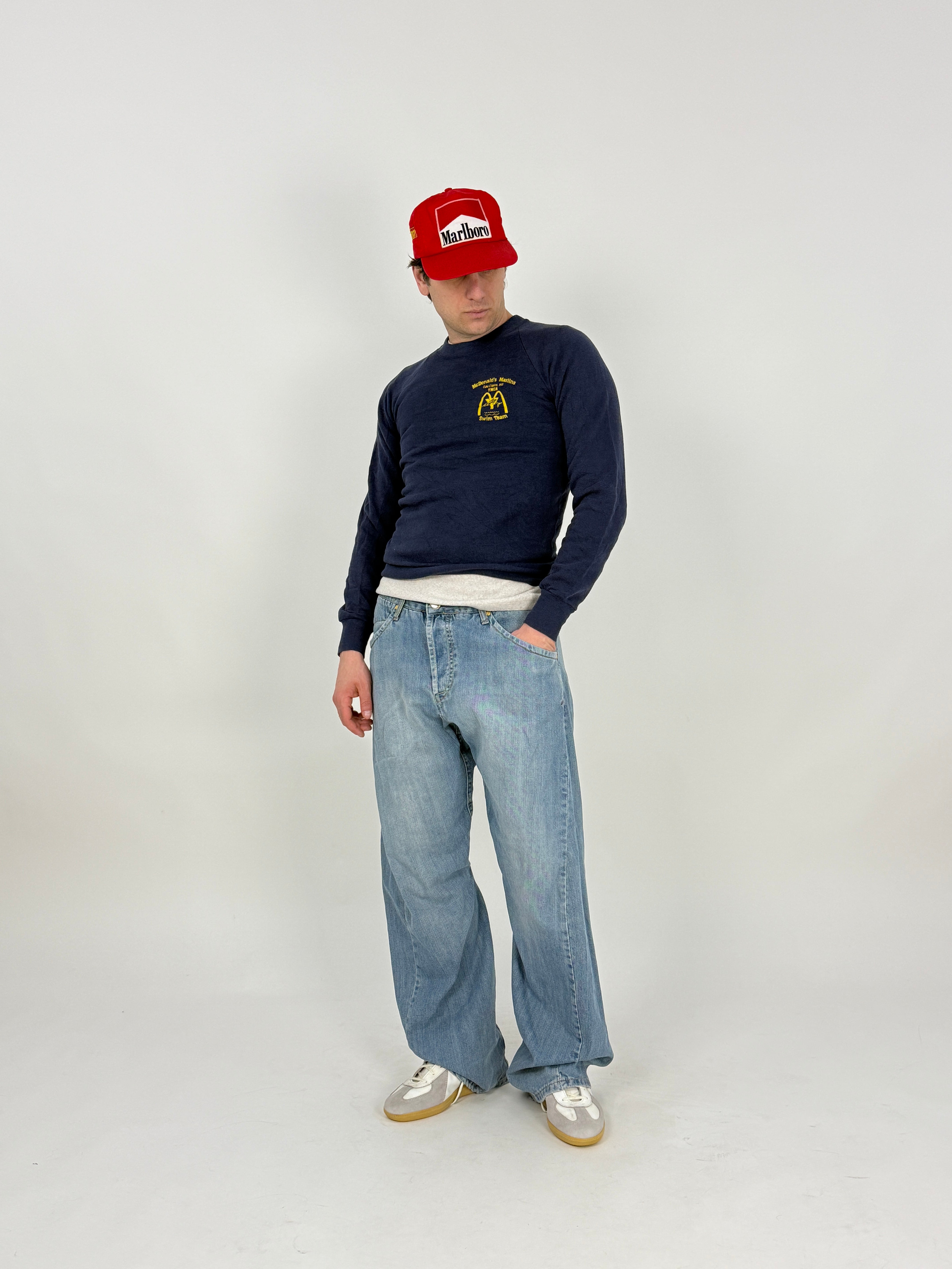Felpa Swim team YMCA - Made in U.S.A. 70s
