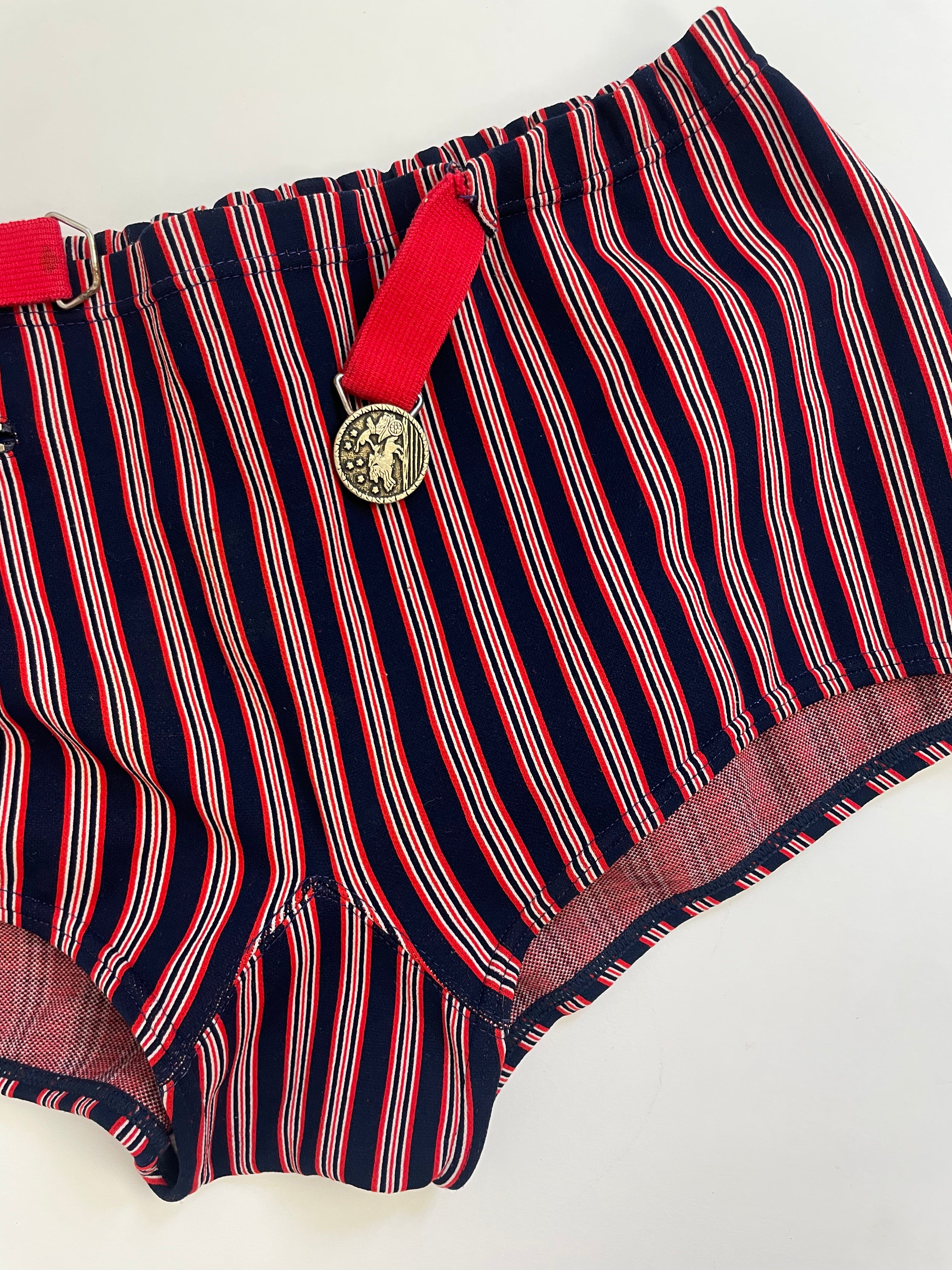 Shorts anni '70 a righe