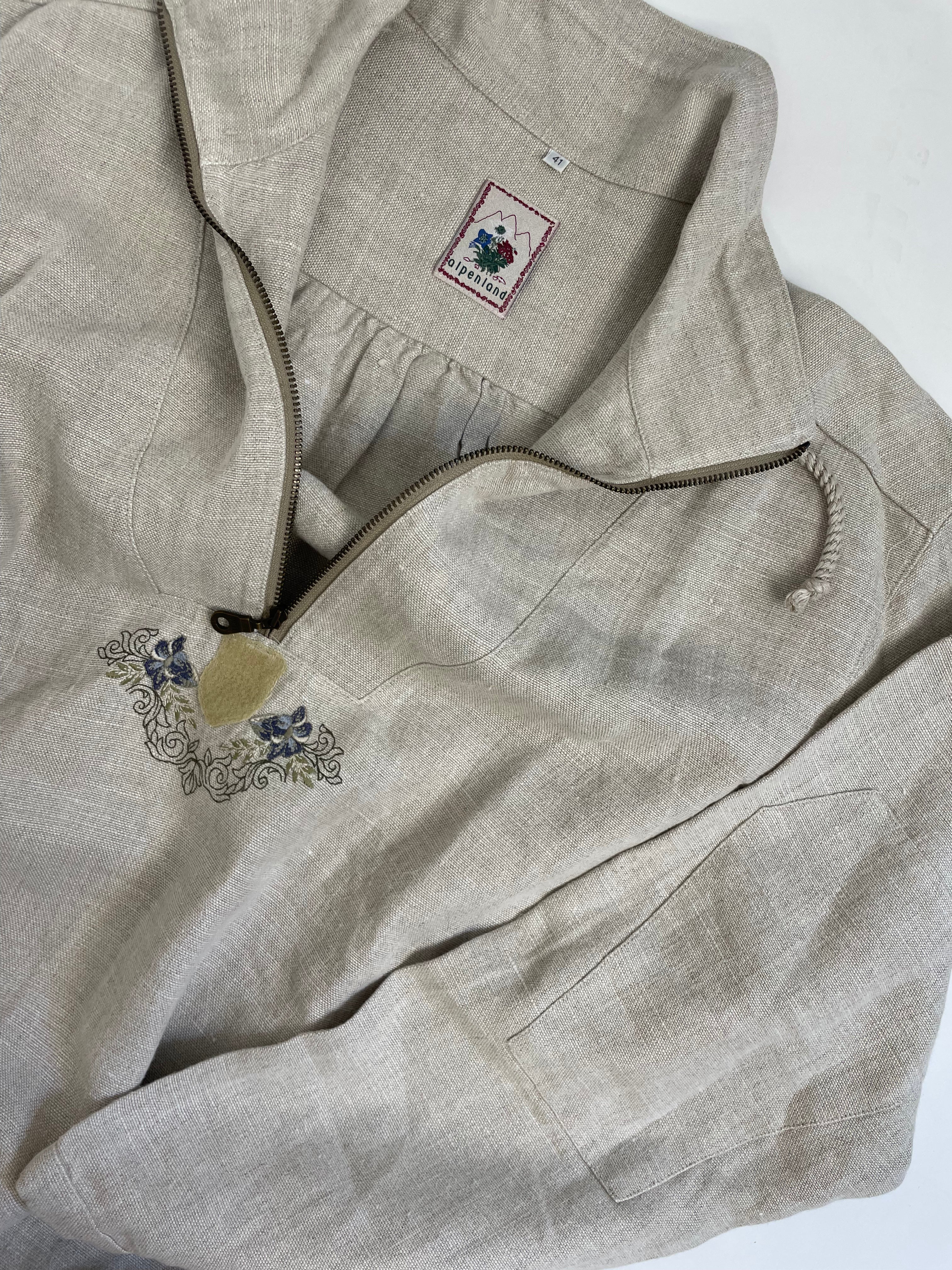 Casacca austriaca vintage in lino