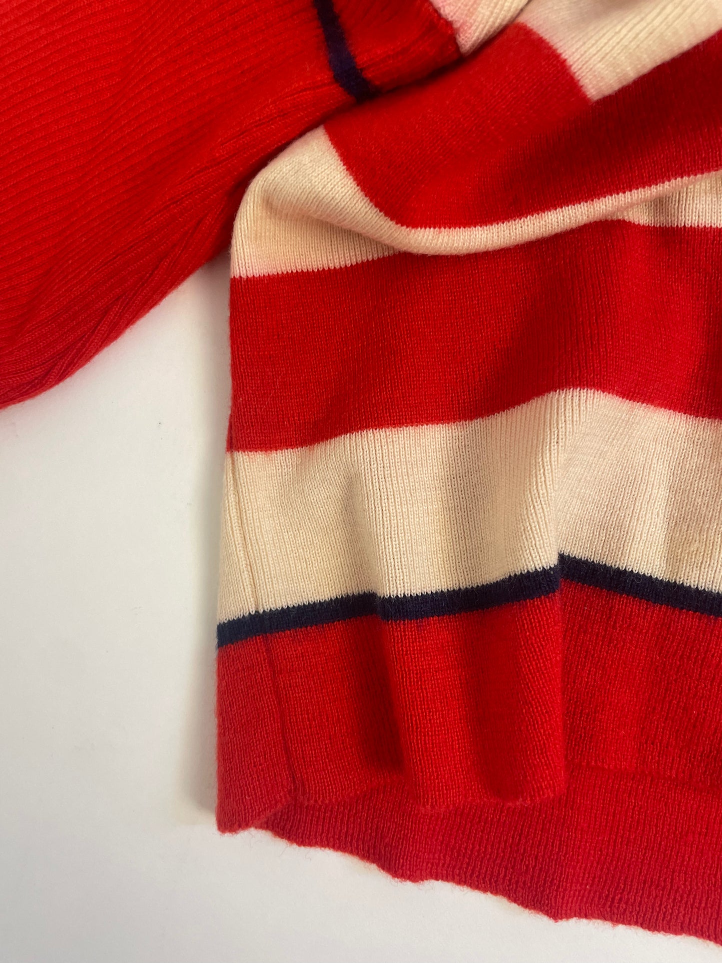 Maglia in lana a righe anni '60