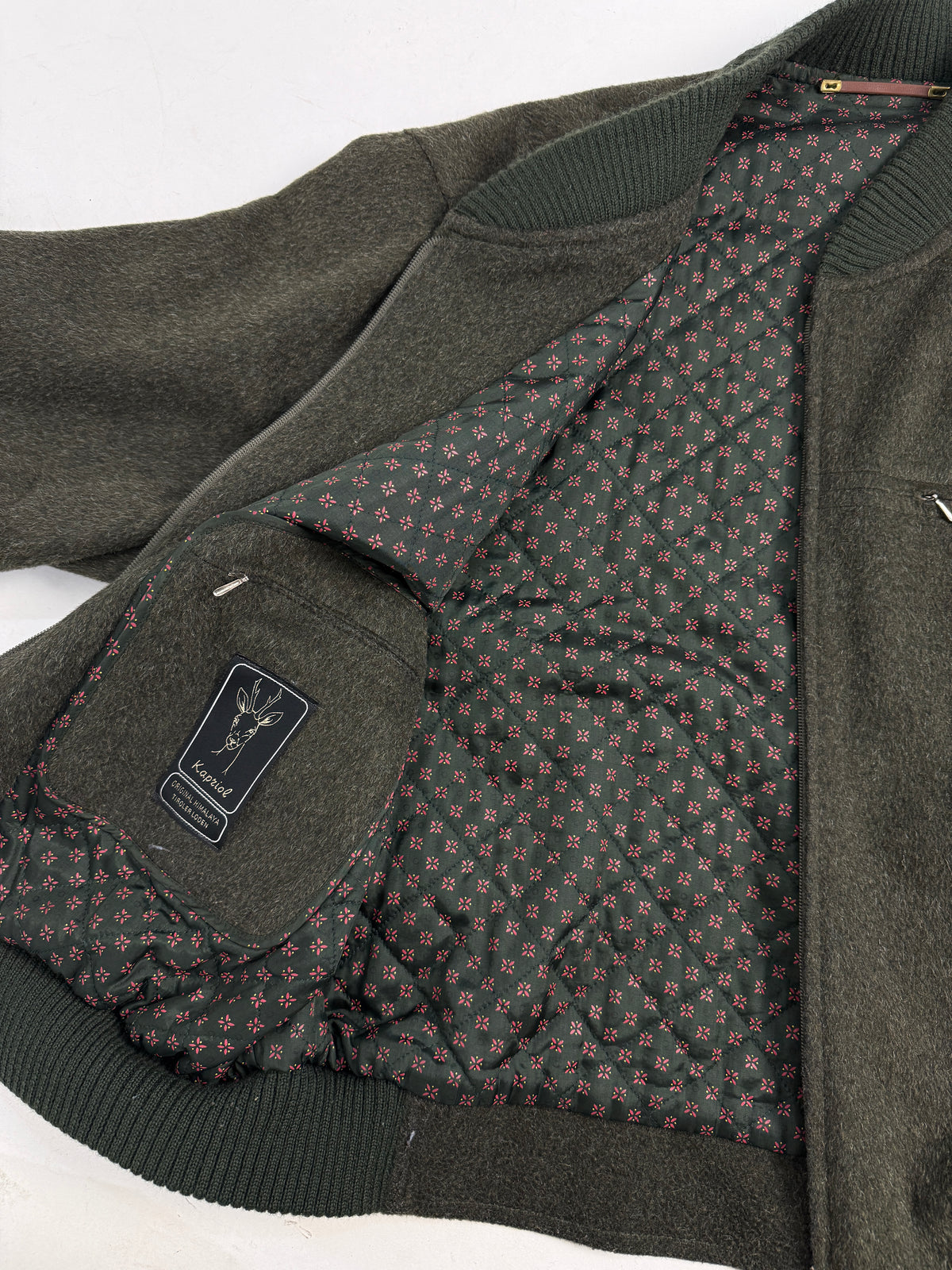 Bomber Kapriol Tiroler Loden Anni '70 Verde Bosco - Taglia XL