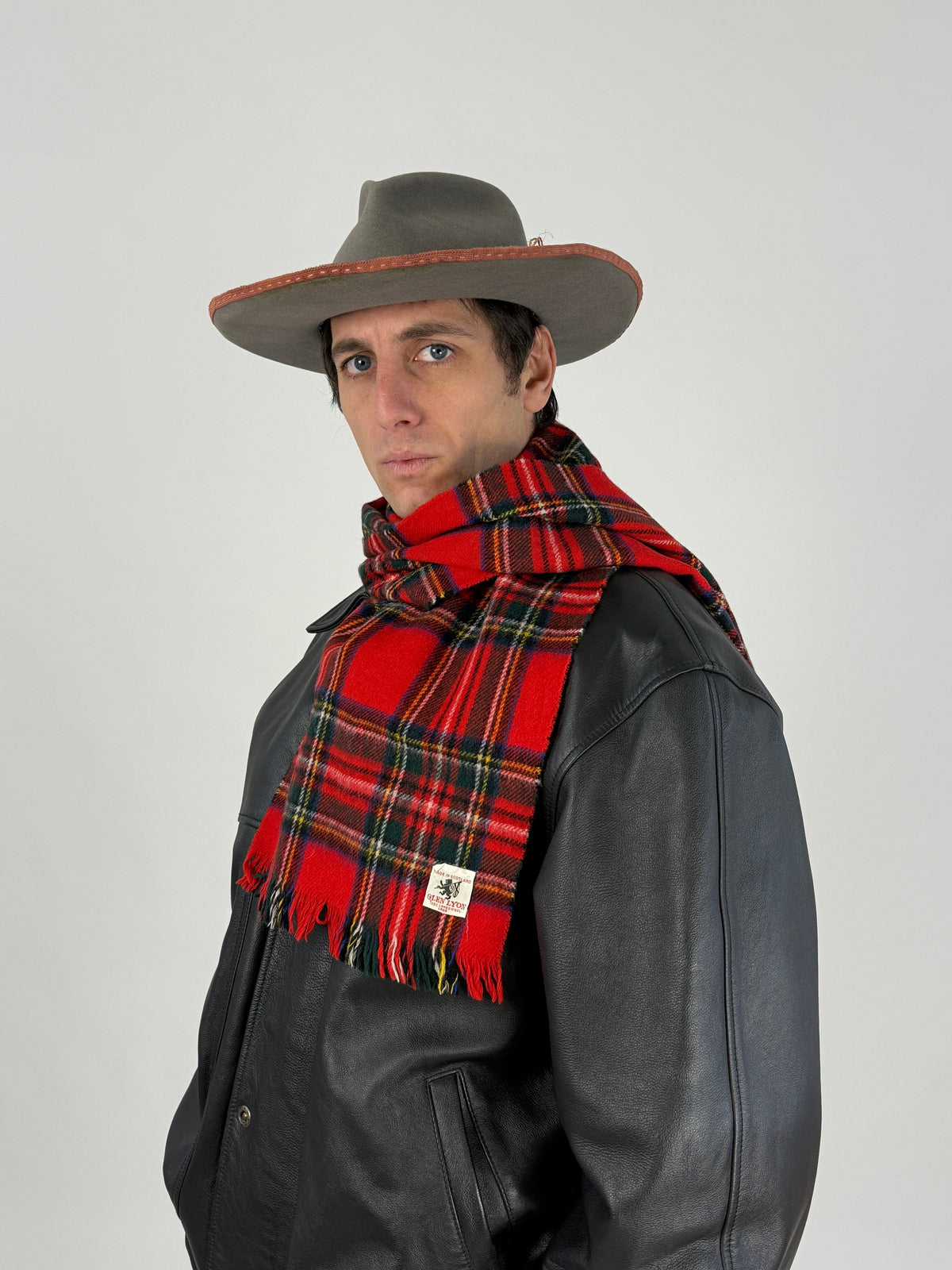 Sciarpa Anni '60 Glen Lyon Tartan Lambswool Made in Scotland