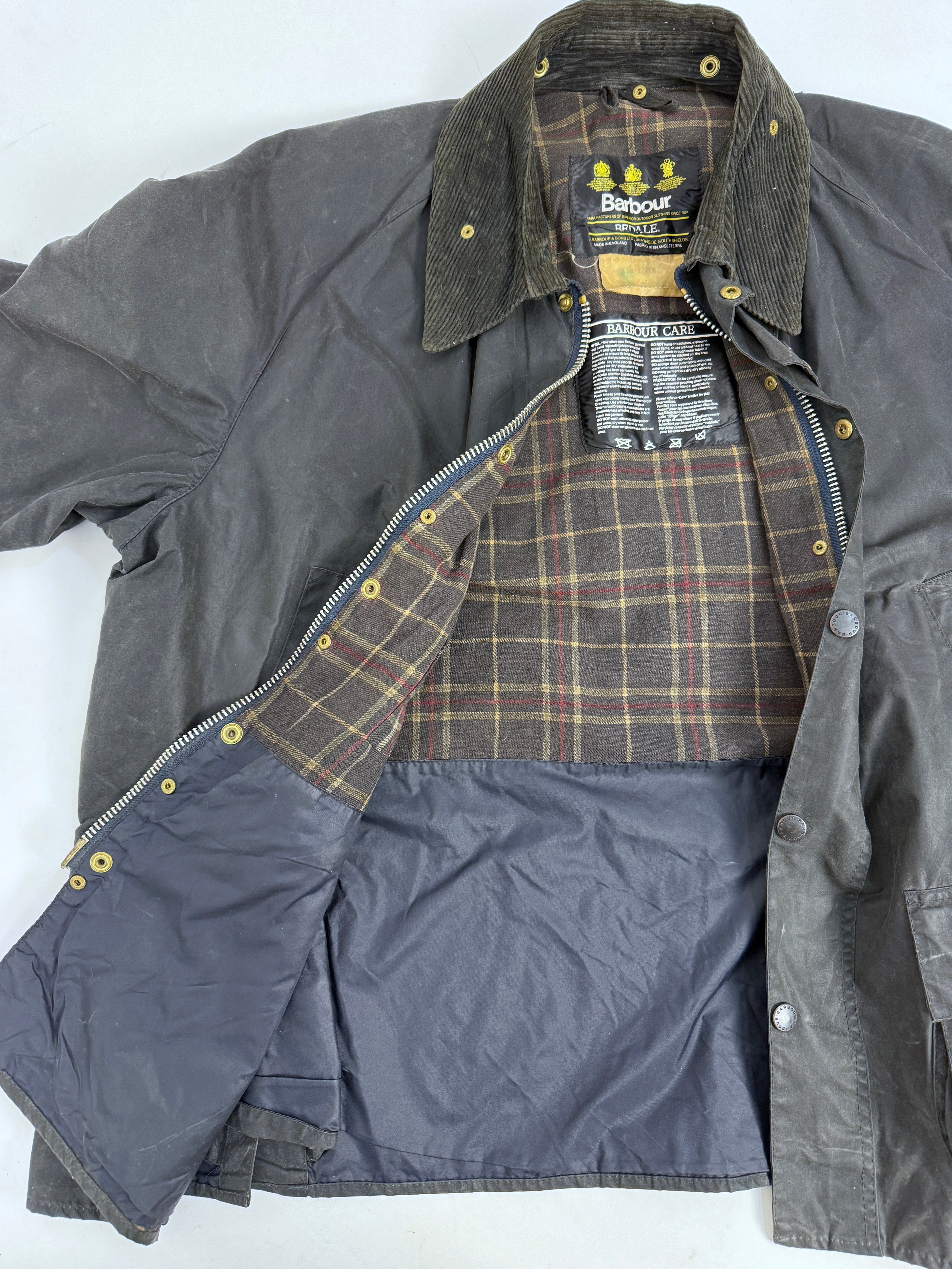 Giacca Barbour Bedale anni '90 – Waxed Jacket Blu, Made in England