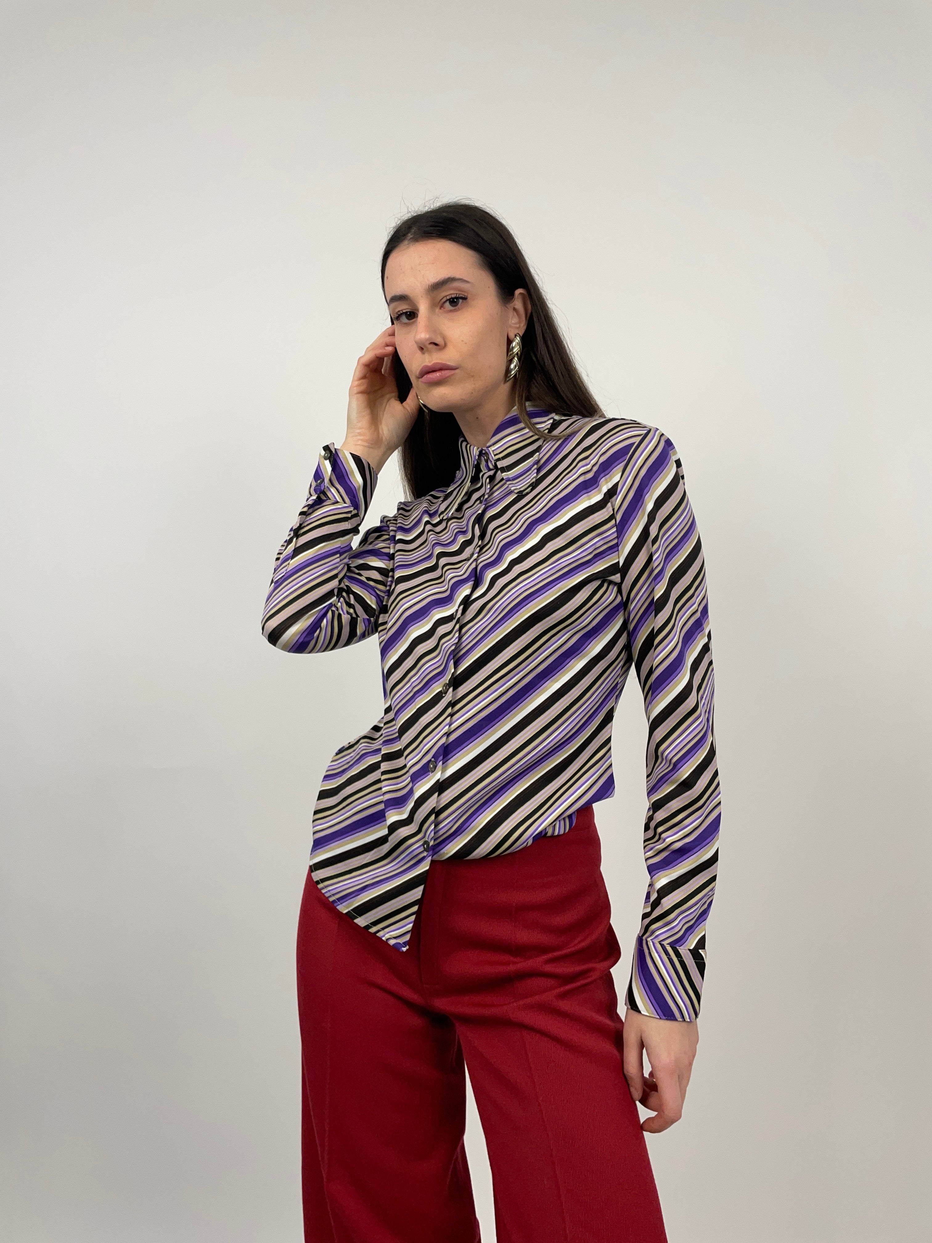 Camicia vintage a righe