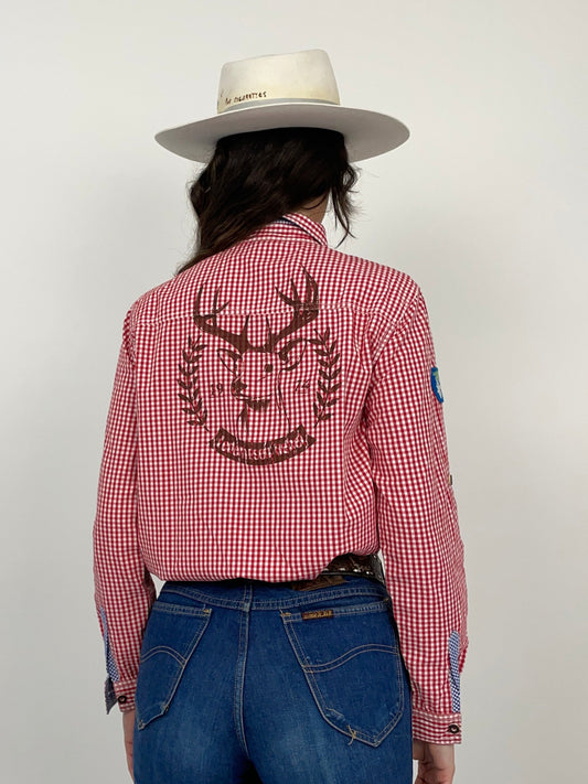 Camicia trachten a quadretti