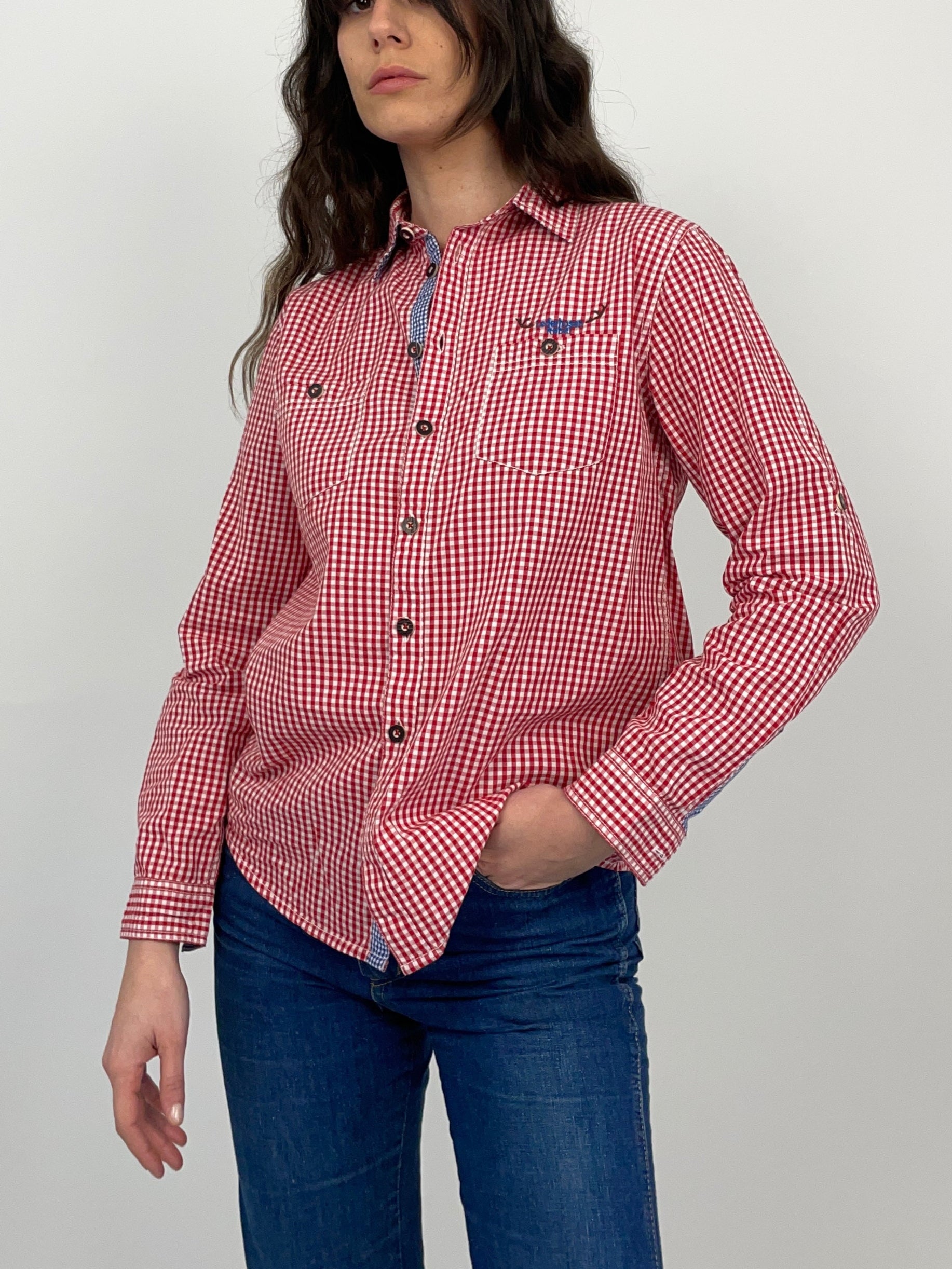 Camicia trachten a quadretti