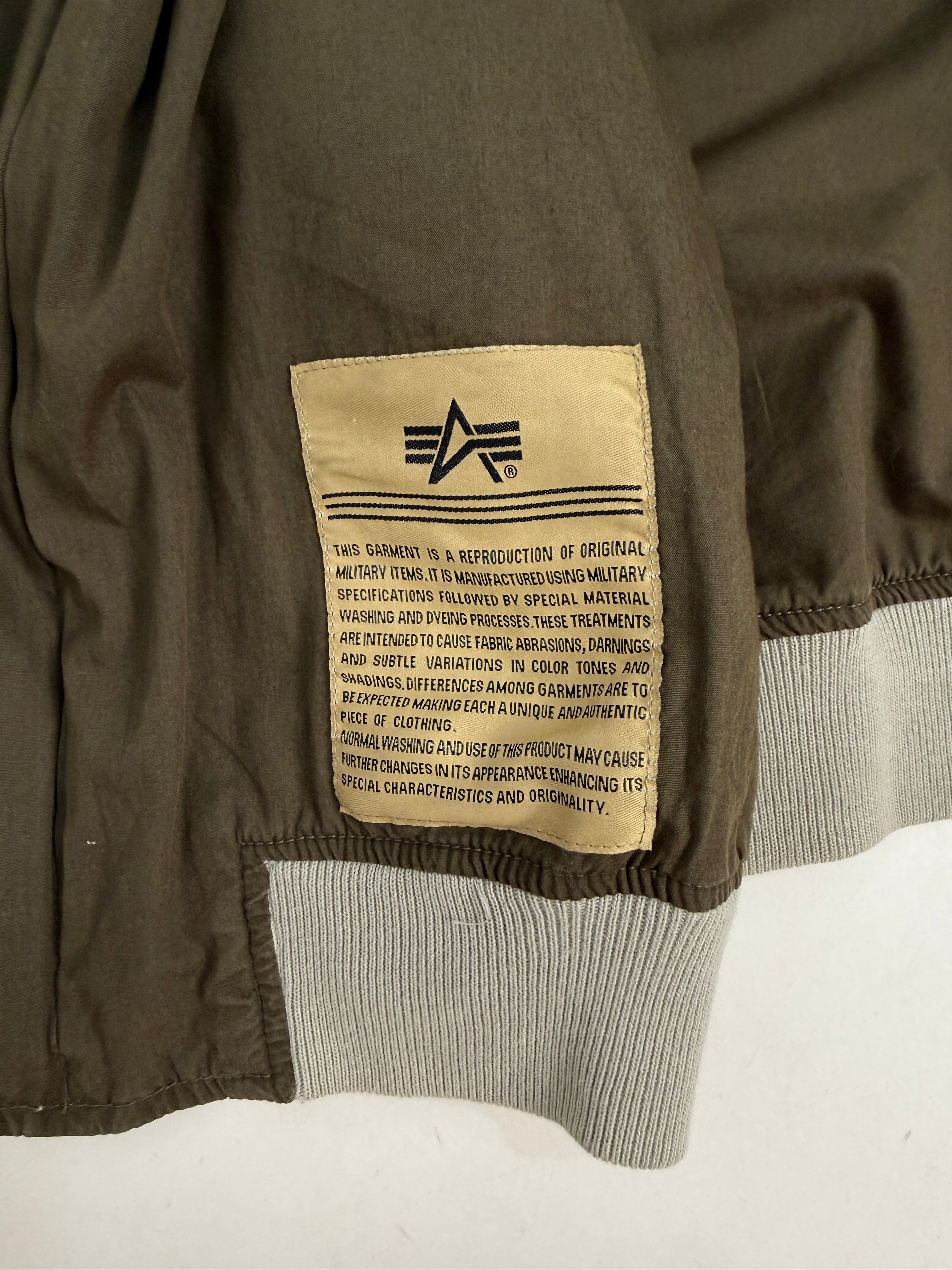 Bomber Vintage Alpha Industries Military Spec - Taglia M/L (etich. XL)